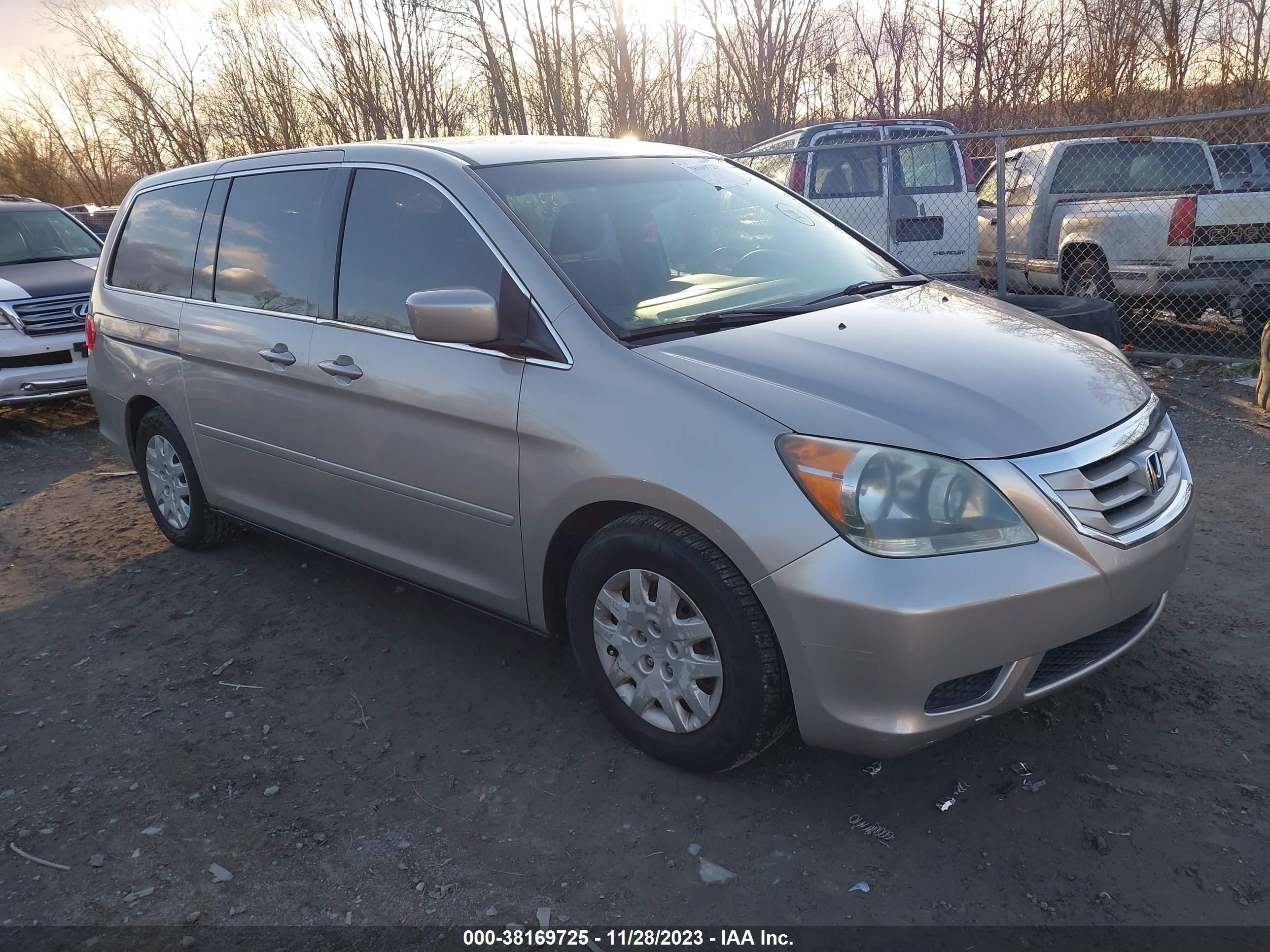 HONDA ODYSSEY 2009 5fnrl38219b026496