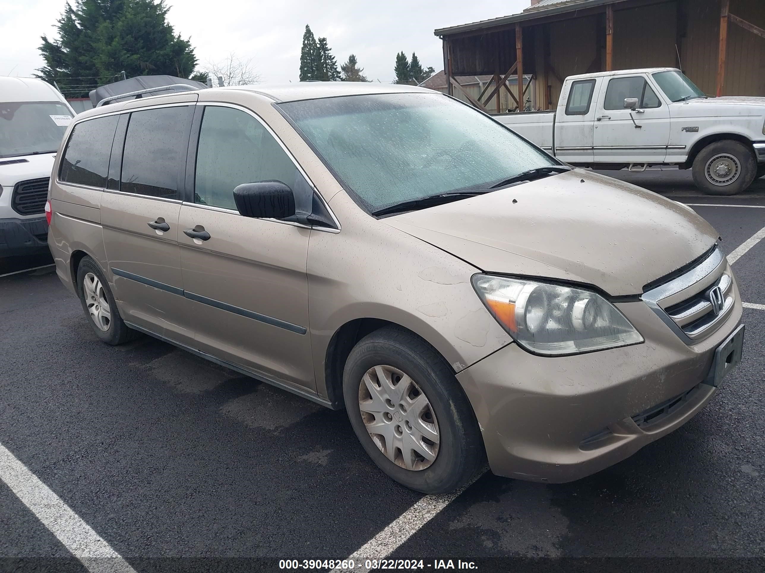 HONDA ODYSSEY 2005 5fnrl38225b017607