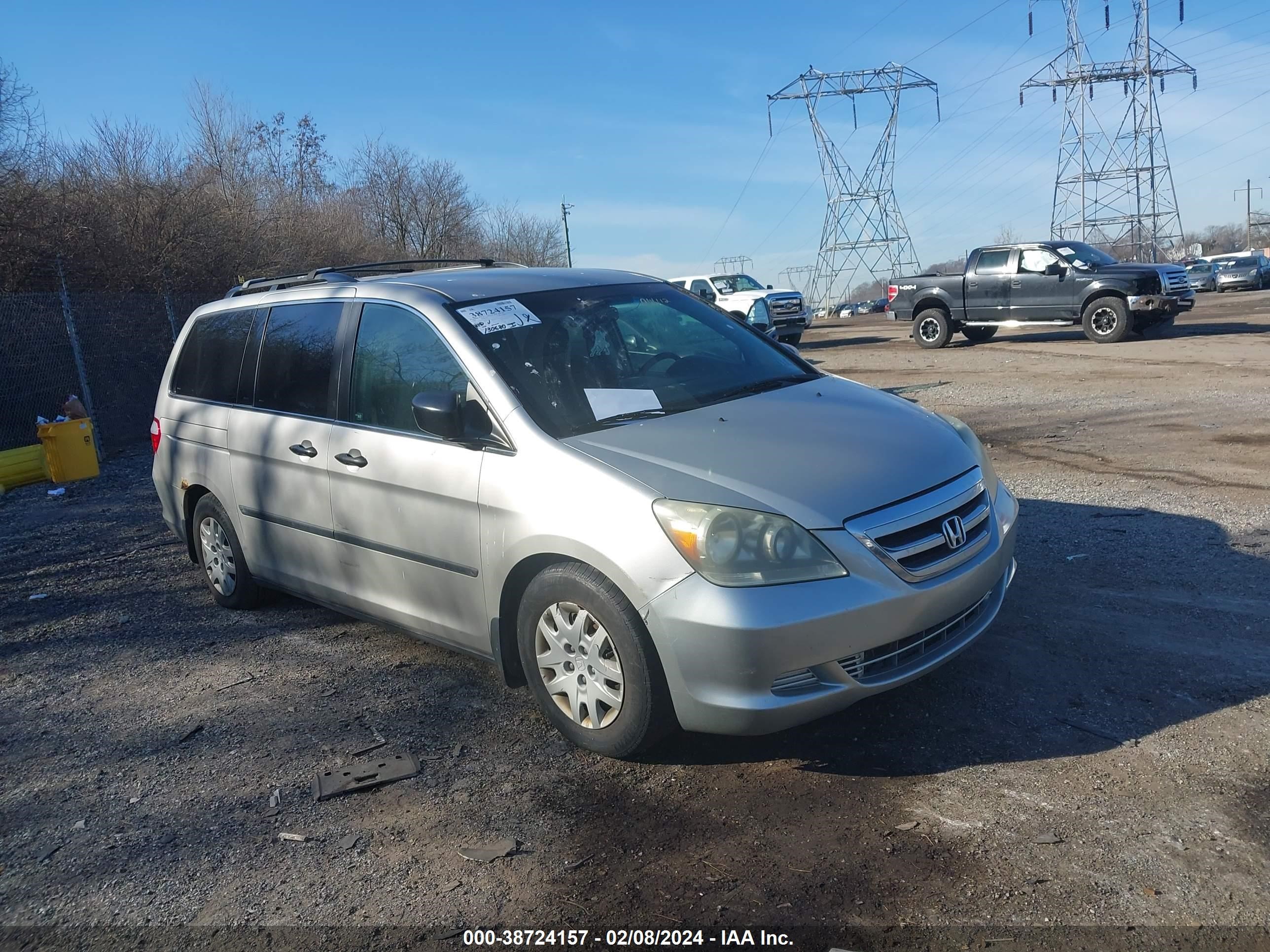 HONDA ODYSSEY 2006 5fnrl38226b014112