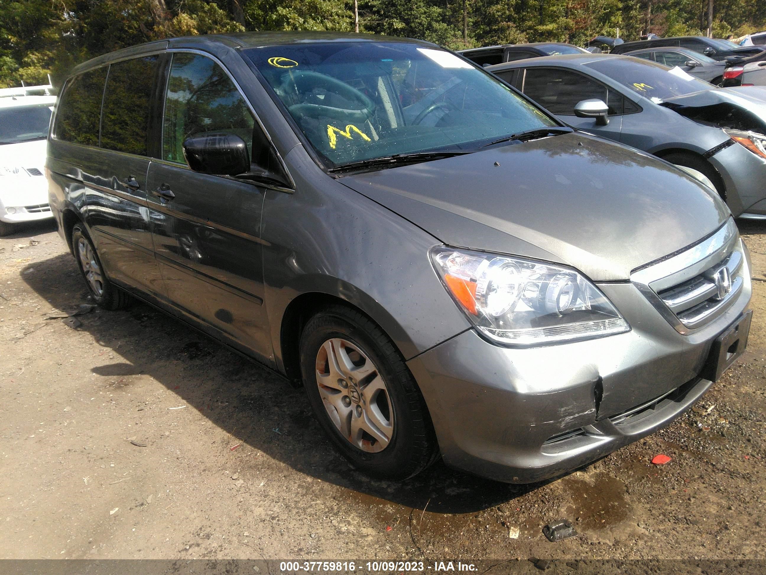 HONDA ODYSSEY 2007 5fnrl38227b098613