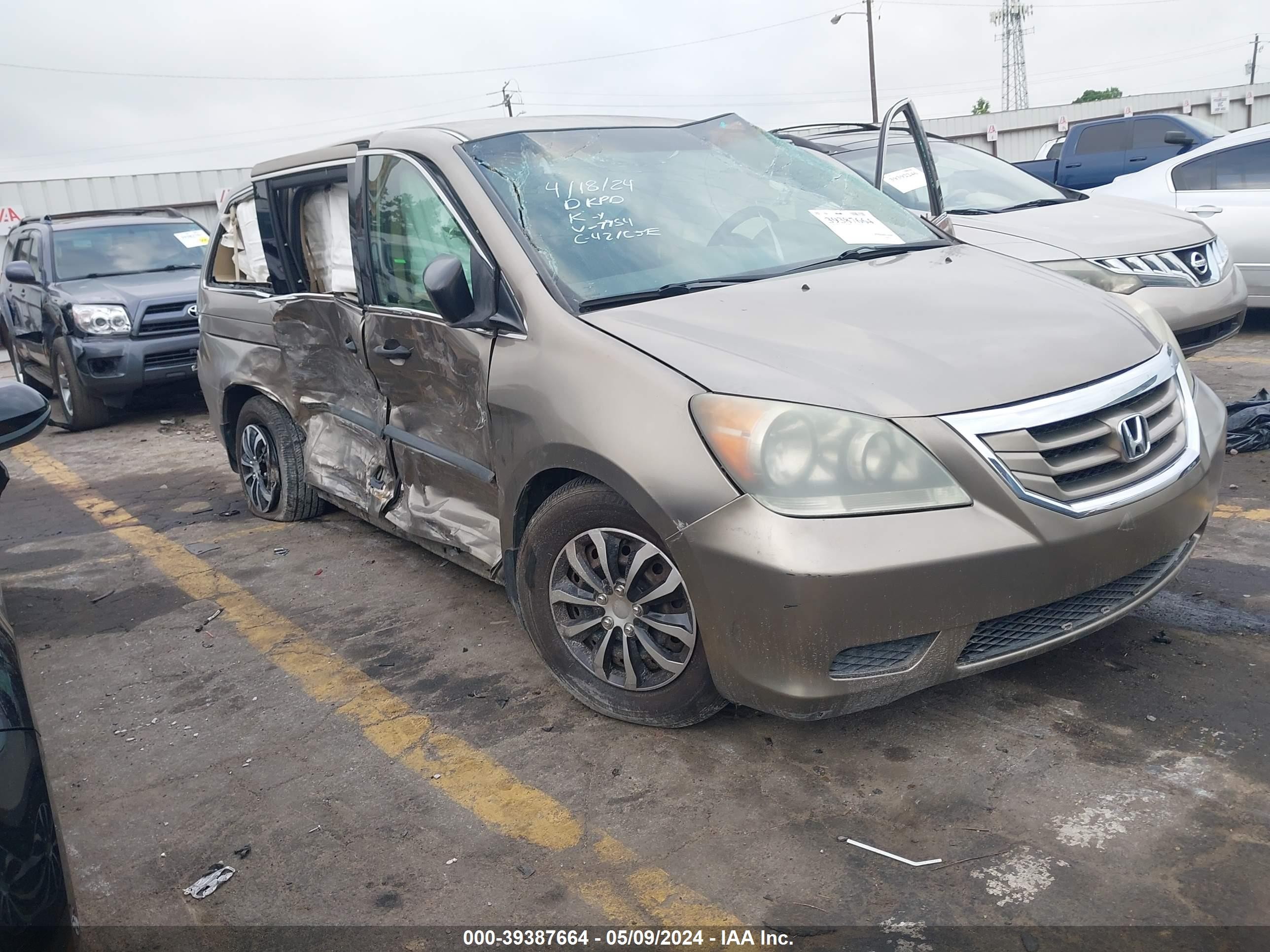 HONDA ODYSSEY 2008 5fnrl38228b047954