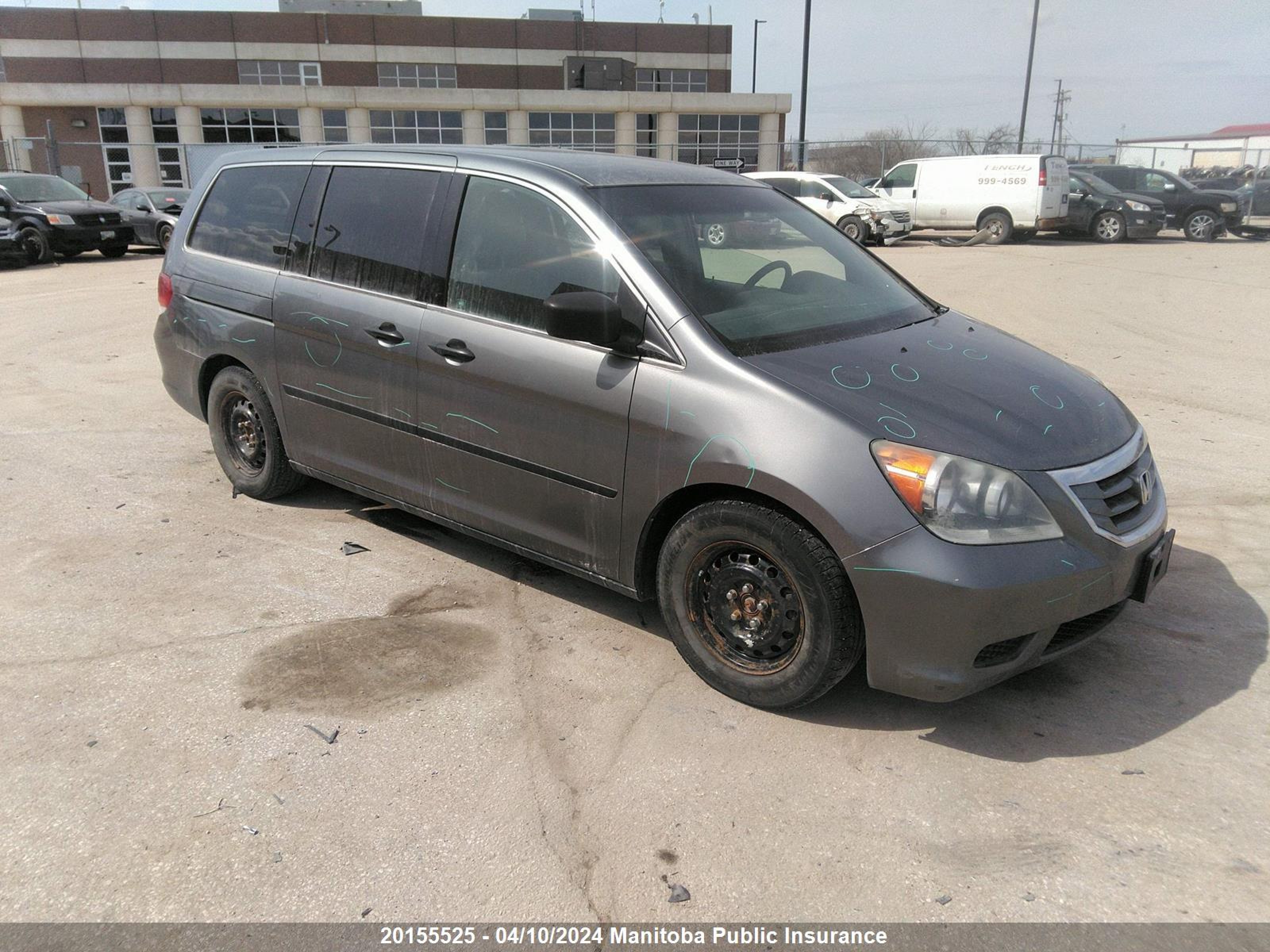 HONDA ODYSSEY 2009 5fnrl38229b035126