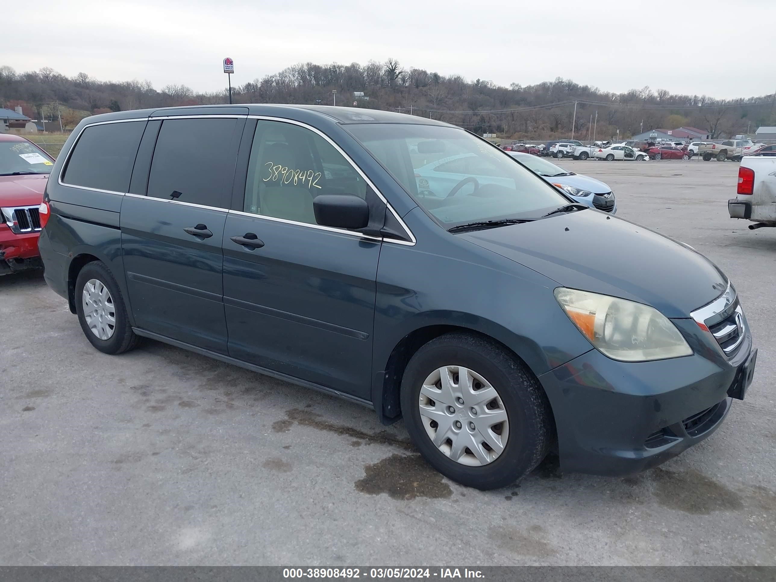 HONDA ODYSSEY 2006 5fnrl38236b005080