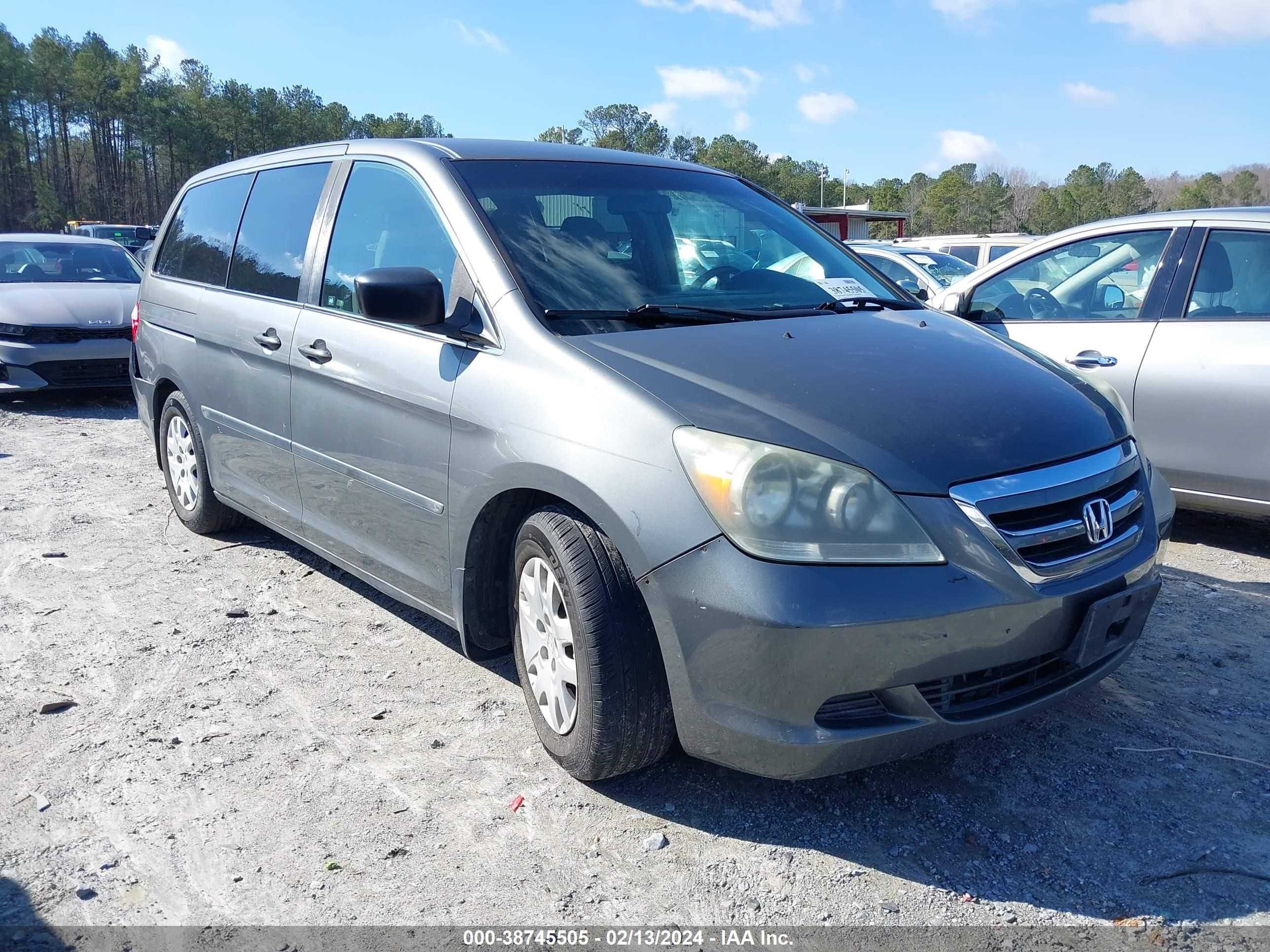 HONDA ODYSSEY 2007 5fnrl38247b071235