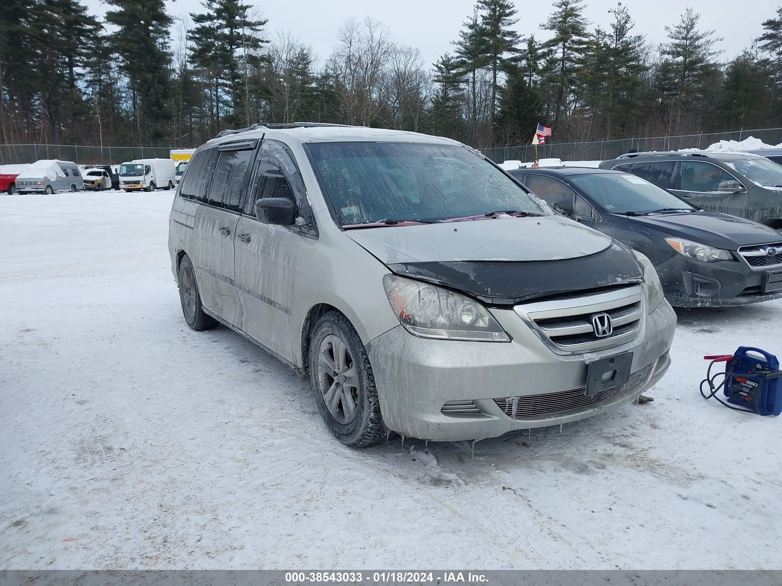 HONDA ODYSSEY 2007 5fnrl38257b139526