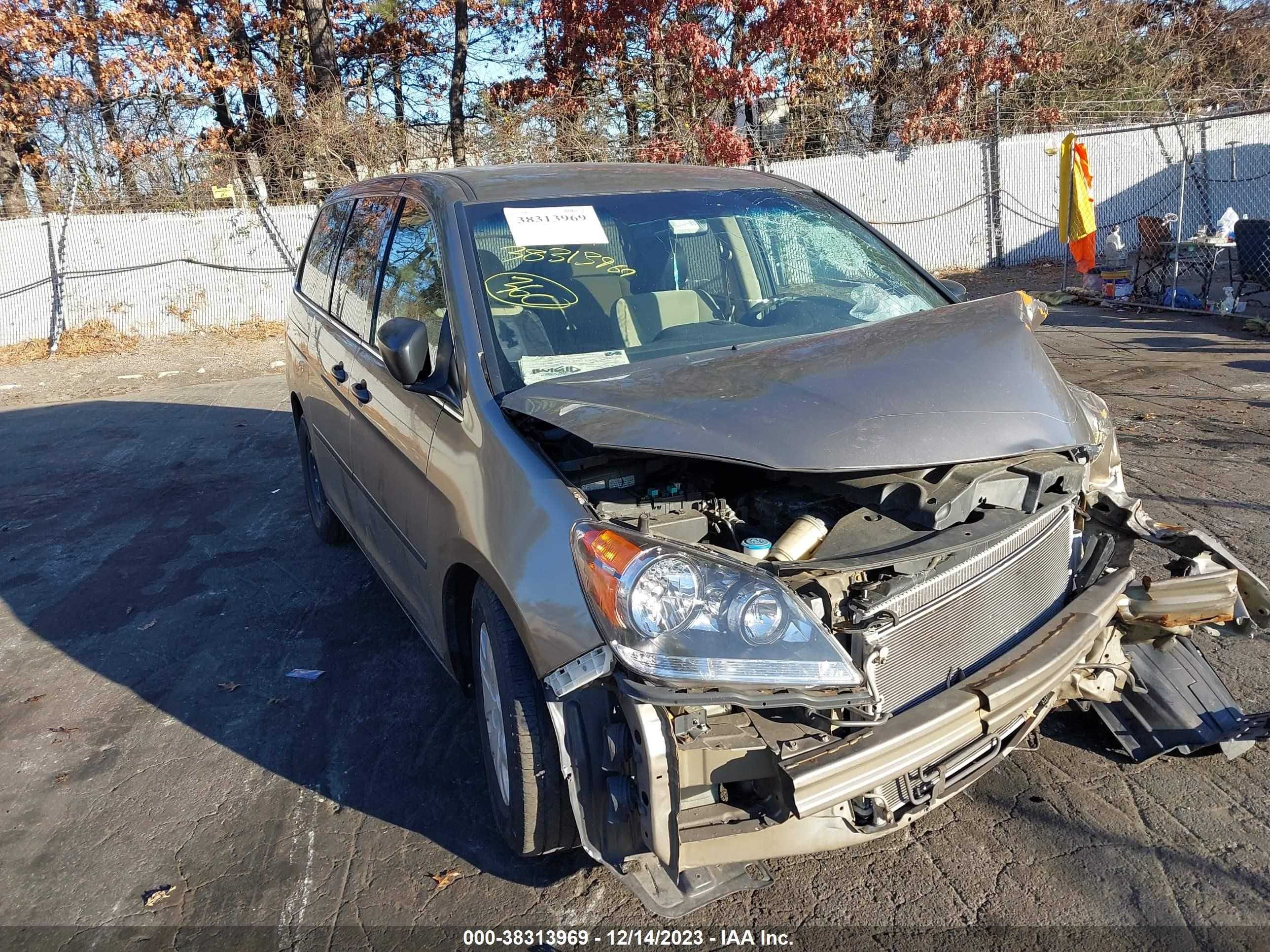 HONDA ODYSSEY 2009 5fnrl38269b006910