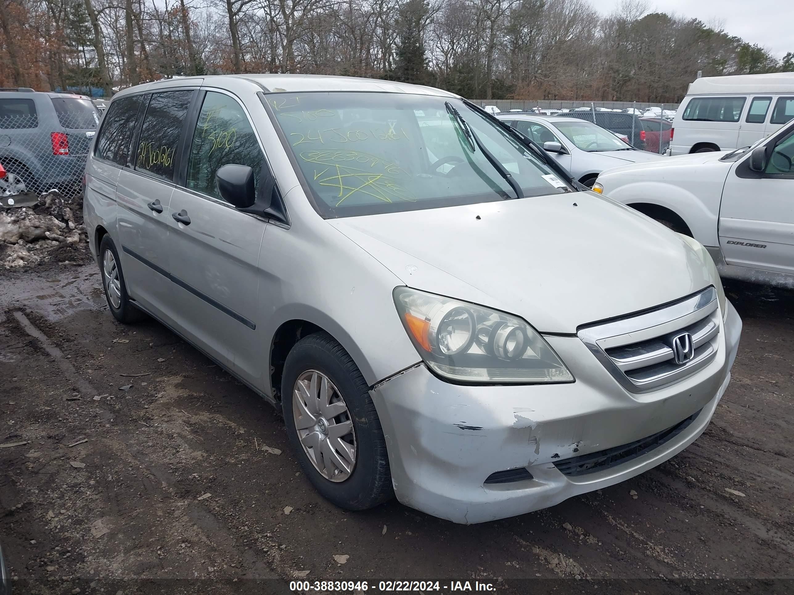 HONDA ODYSSEY 2005 5fnrl38285b073258