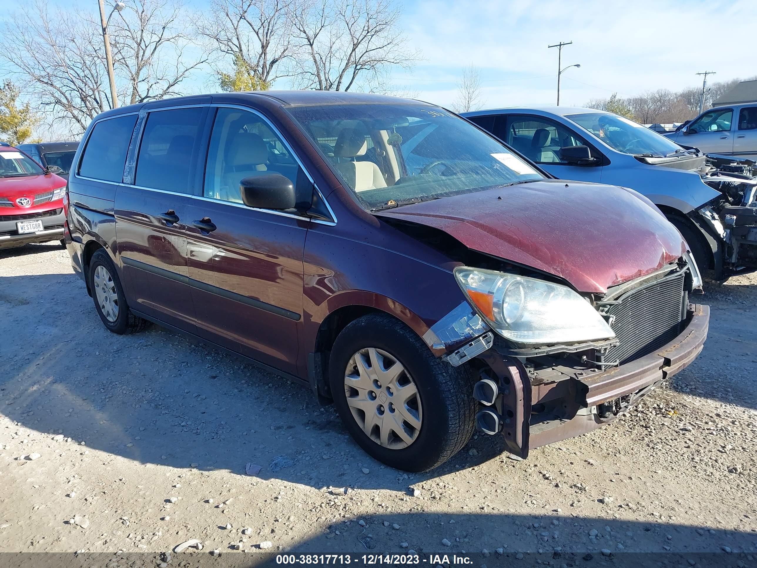 HONDA ODYSSEY 2007 5fnrl38297b046850