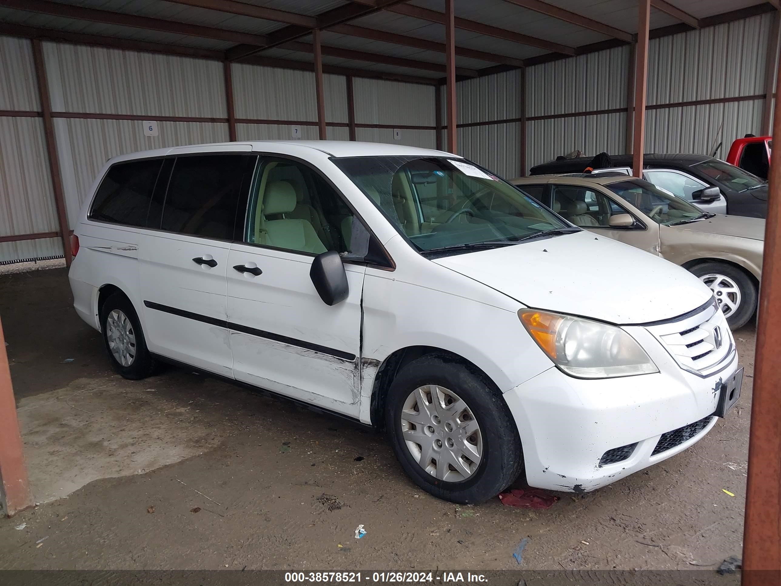 HONDA ODYSSEY 2009 5fnrl38299b057480