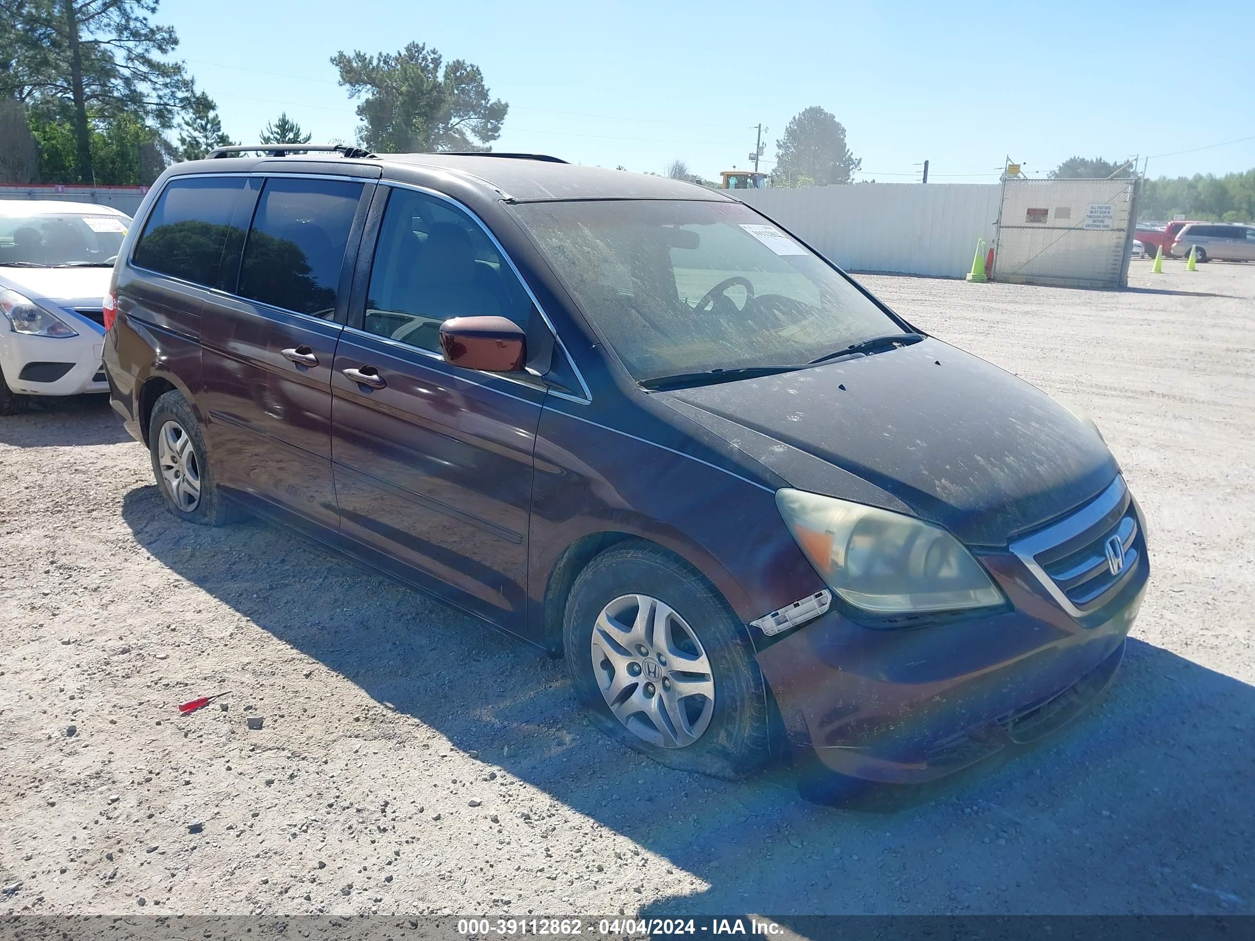 HONDA ODYSSEY 2007 5fnrl38407b049685