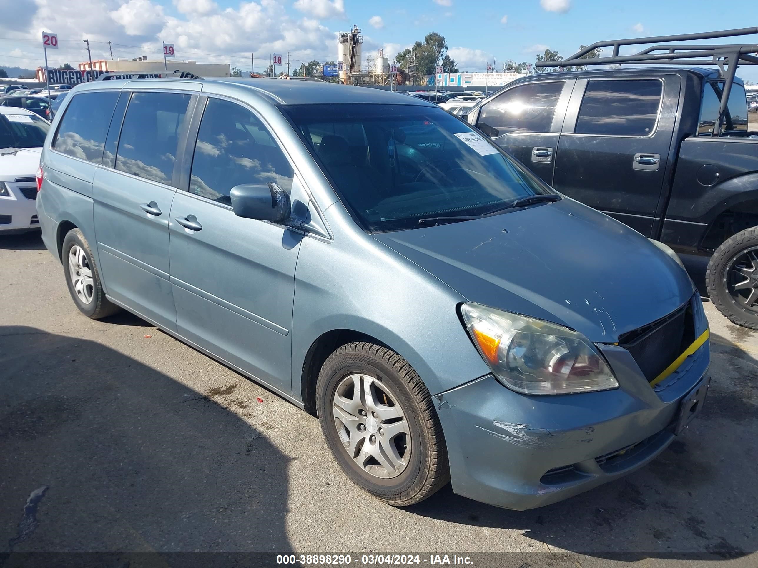 HONDA ODYSSEY 2007 5fnrl38407b098112