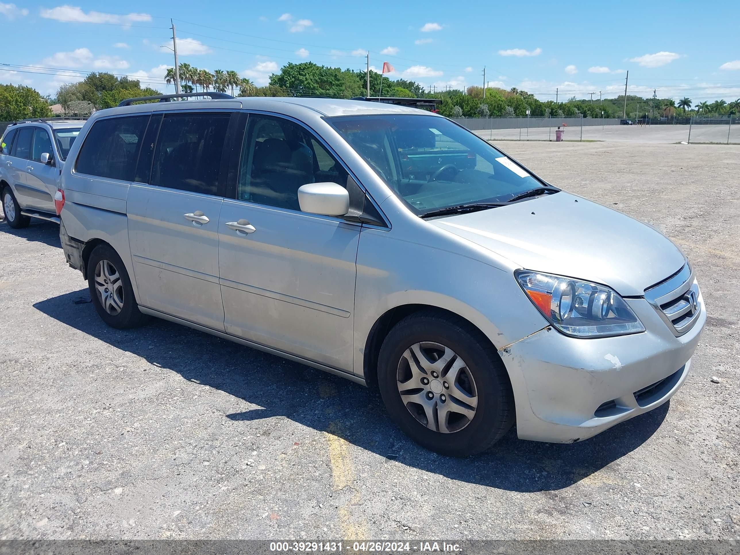 HONDA ODYSSEY 2007 5fnrl38407b433644