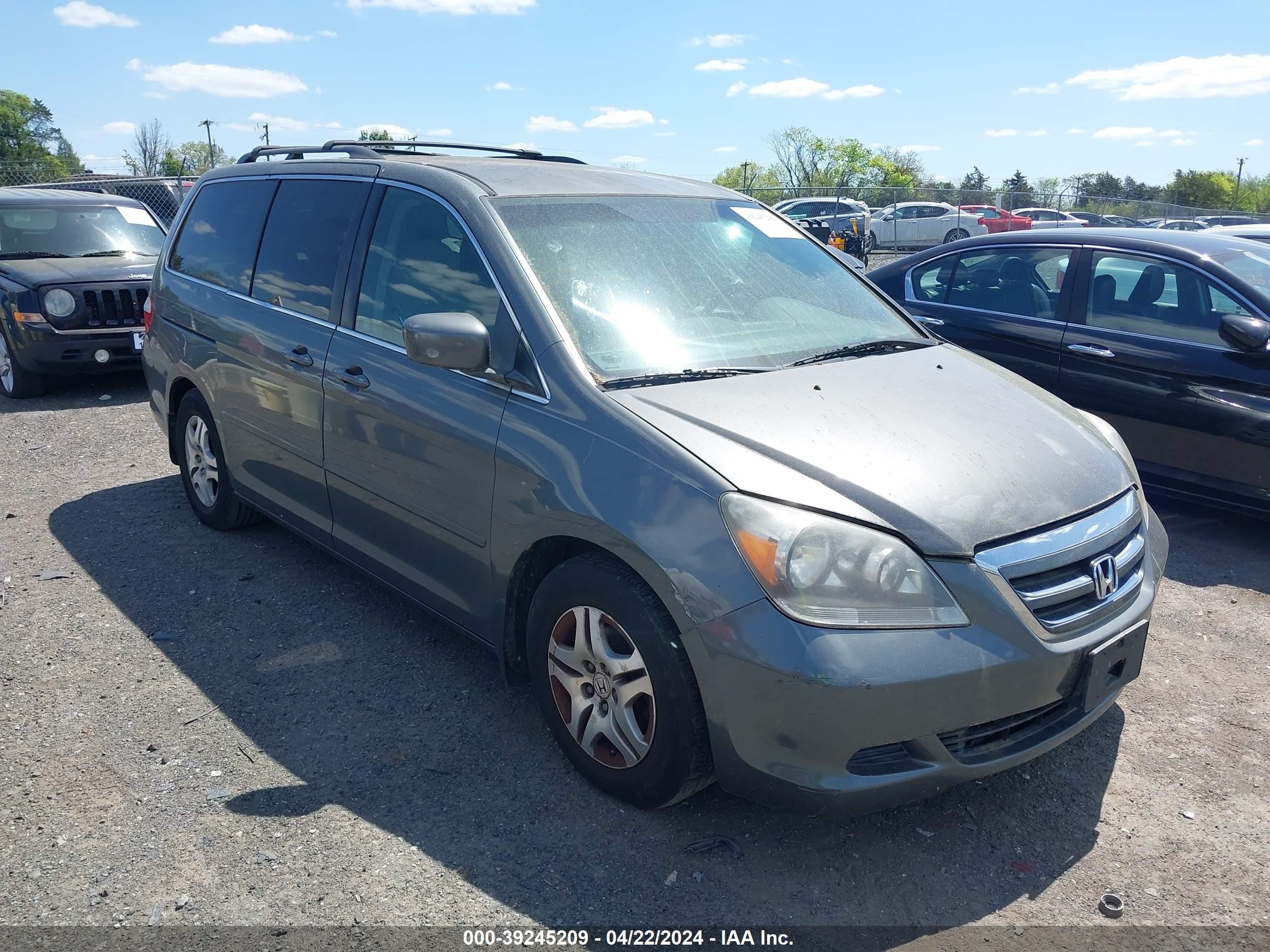 HONDA ODYSSEY 2007 5fnrl38407b443980