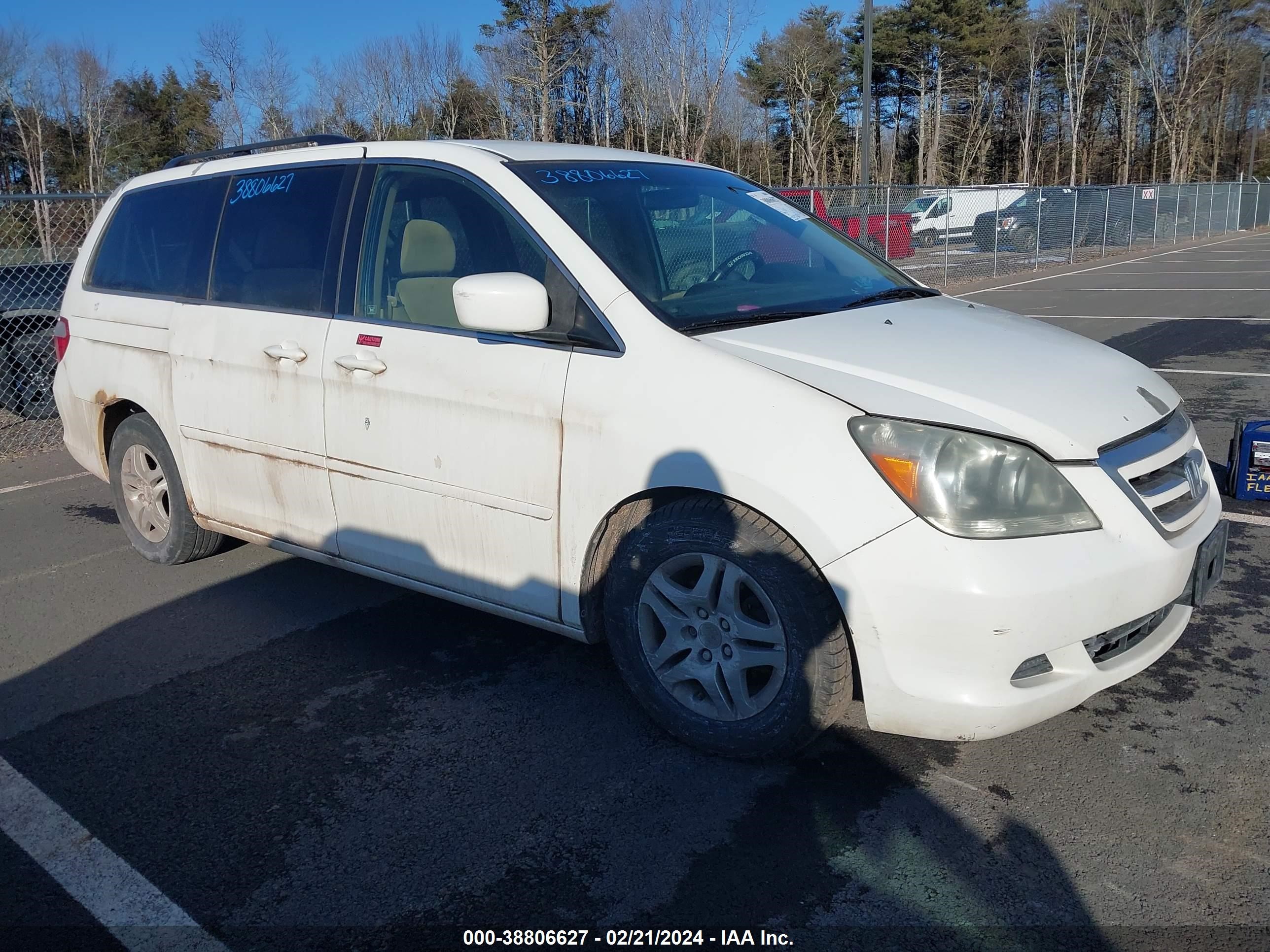 HONDA ODYSSEY 2007 5fnrl38417b055298