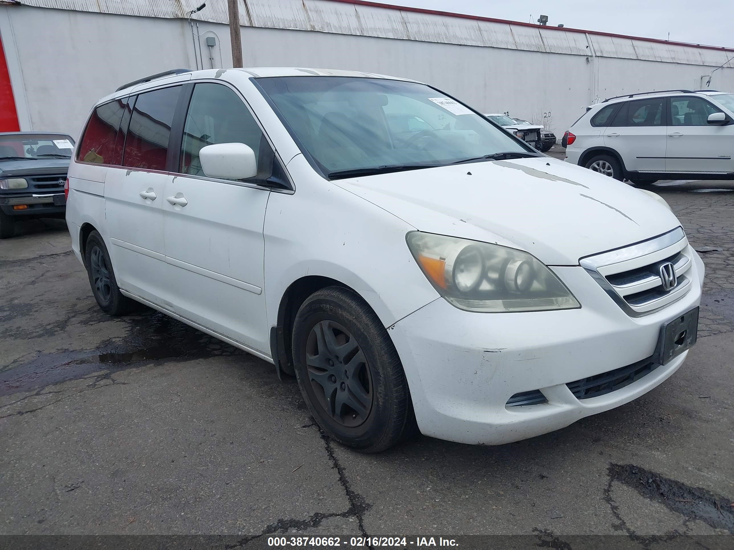 HONDA ODYSSEY 2007 5fnrl38427b046335