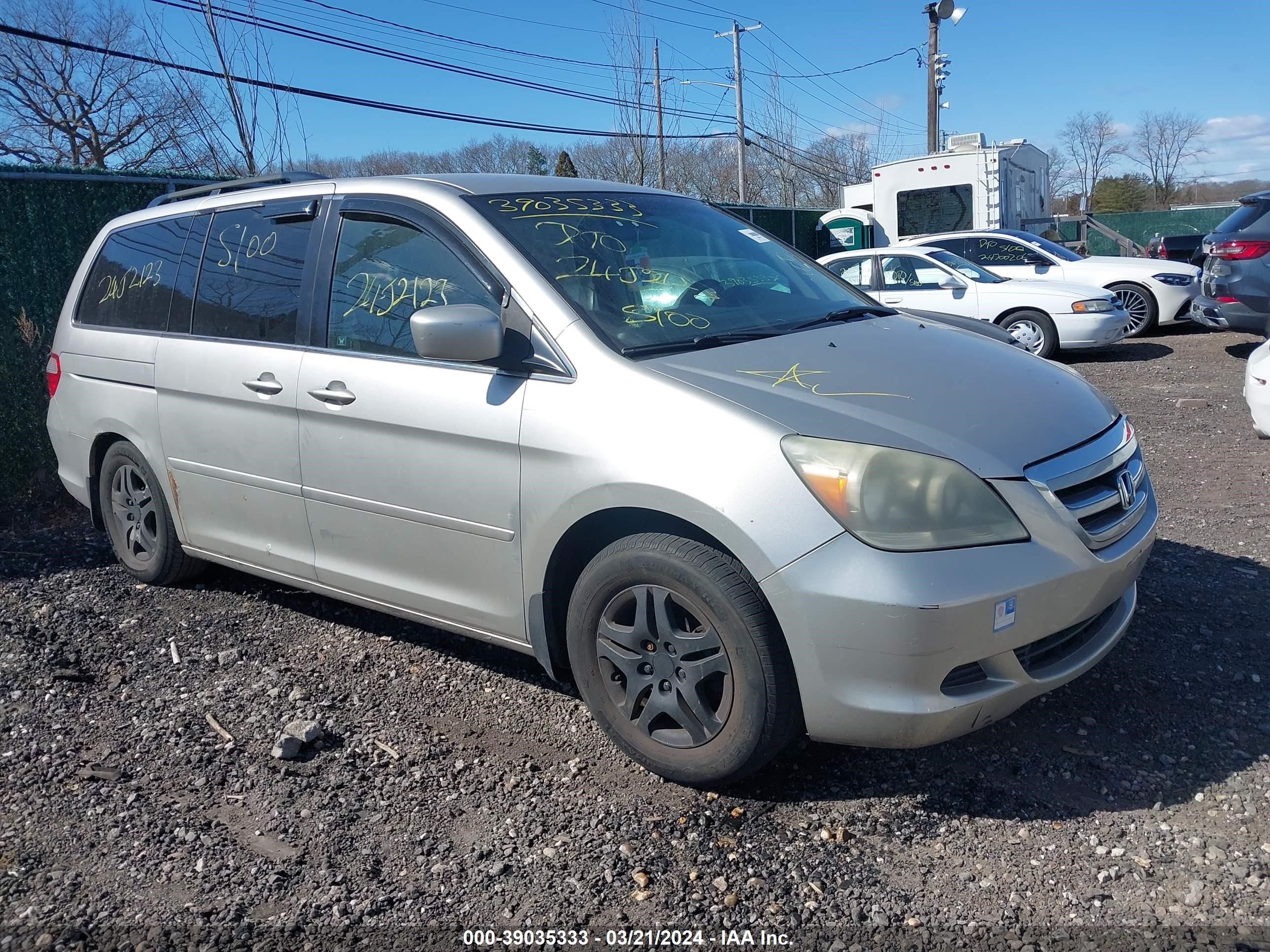 HONDA ODYSSEY 2007 5fnrl38427b421351