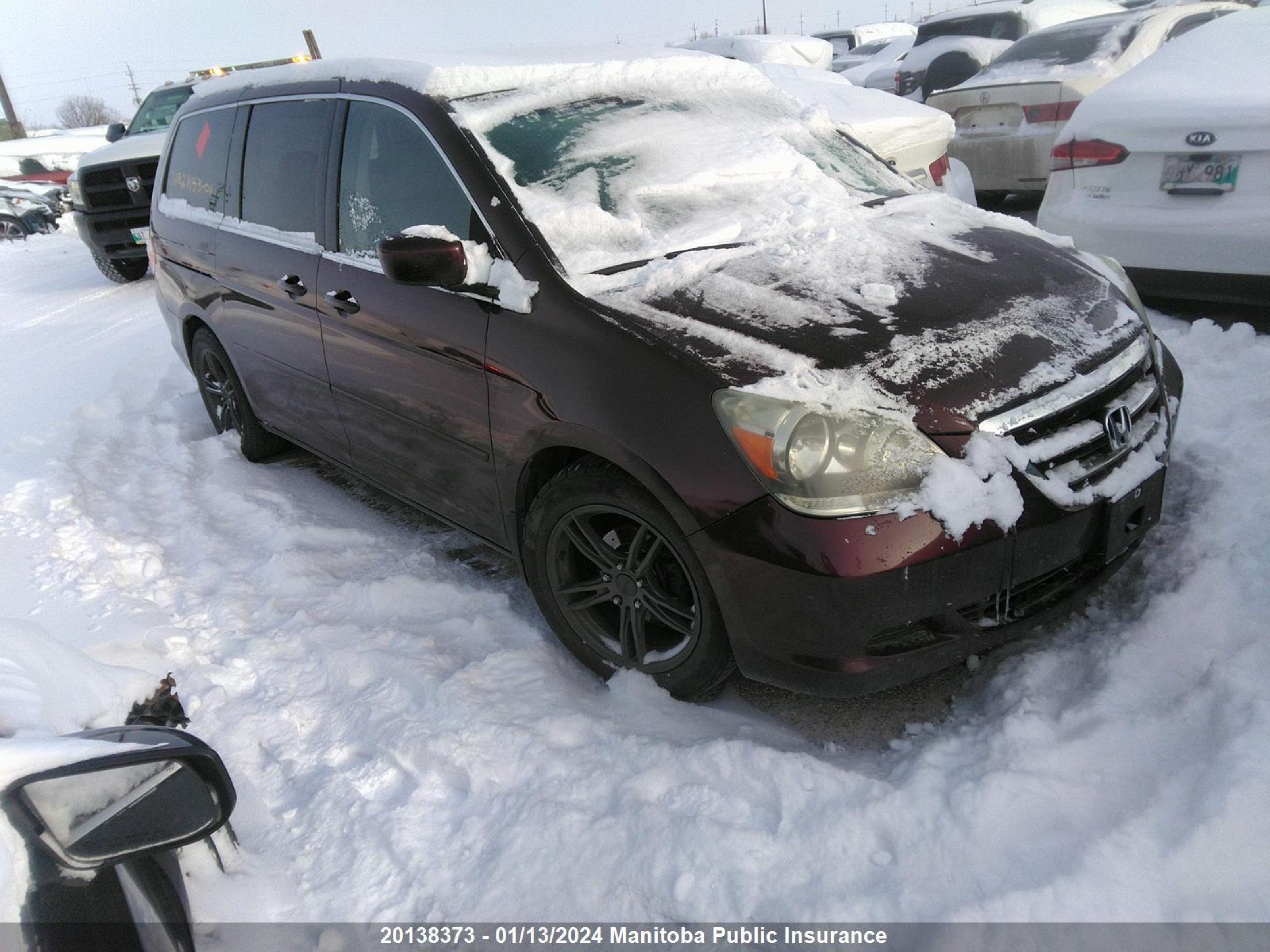 HONDA ODYSSEY 2007 5fnrl38437b505713