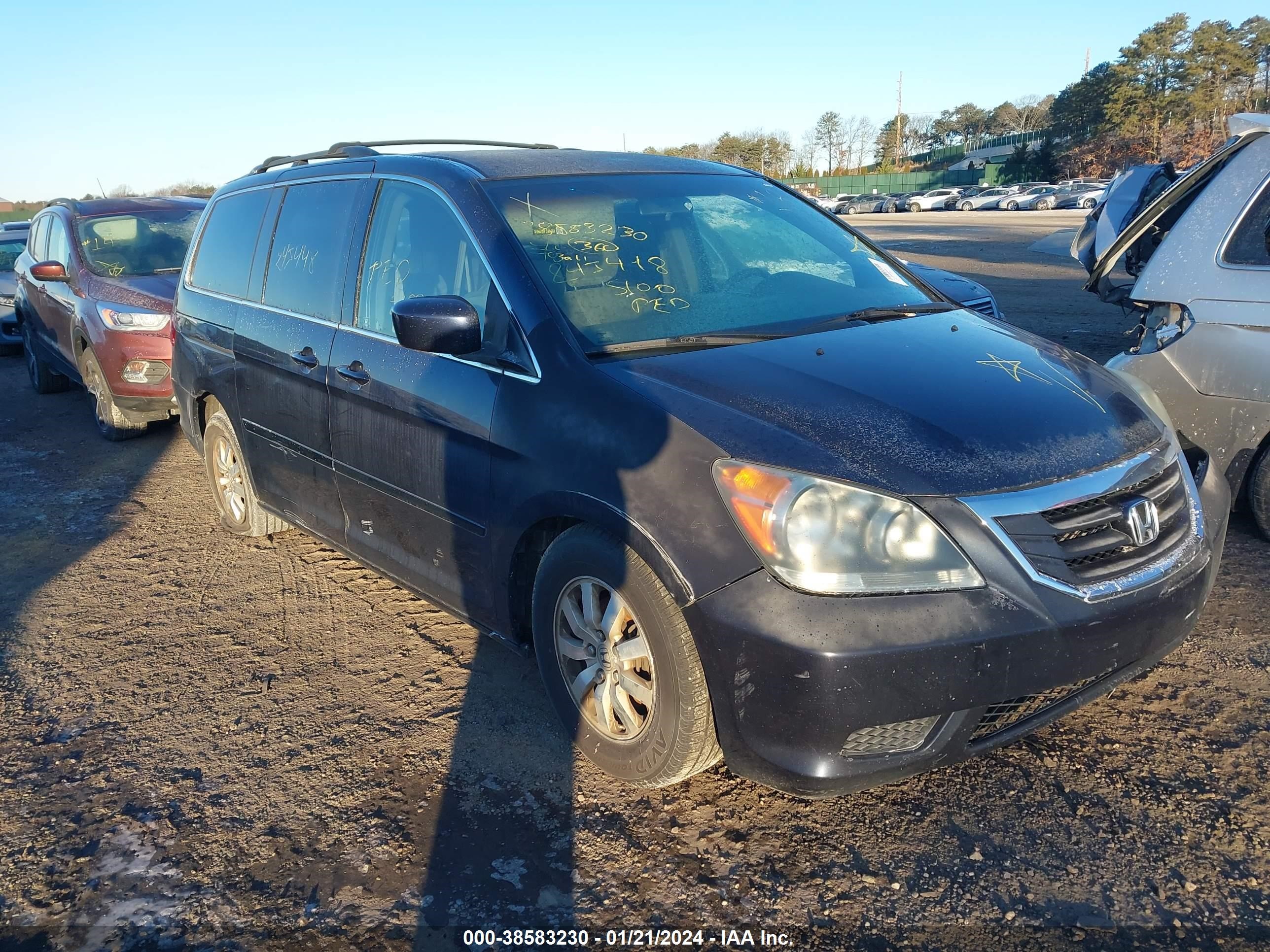 HONDA ODYSSEY 2008 5fnrl38458b016358