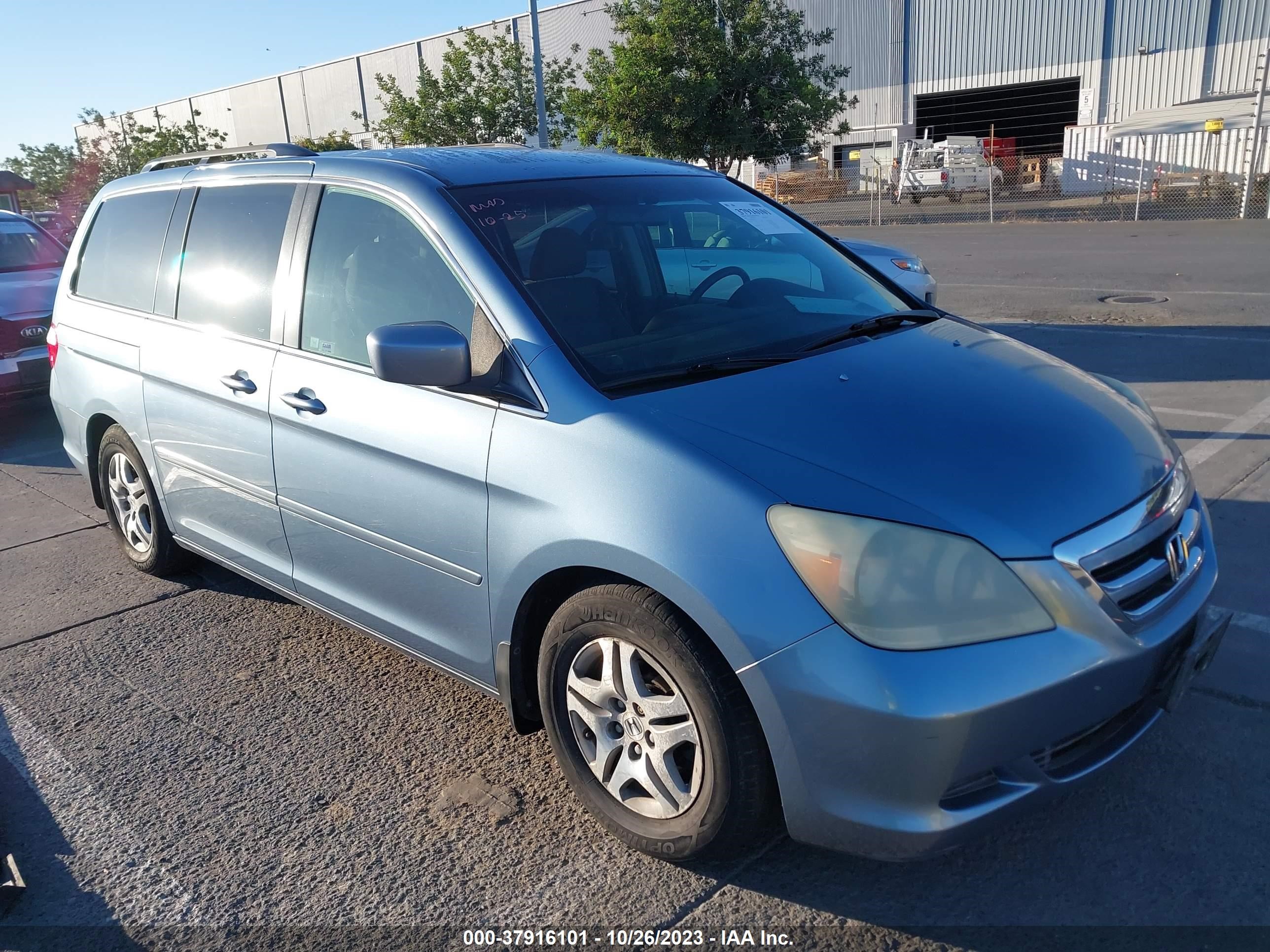 HONDA ODYSSEY 2006 5fnrl38466b121231