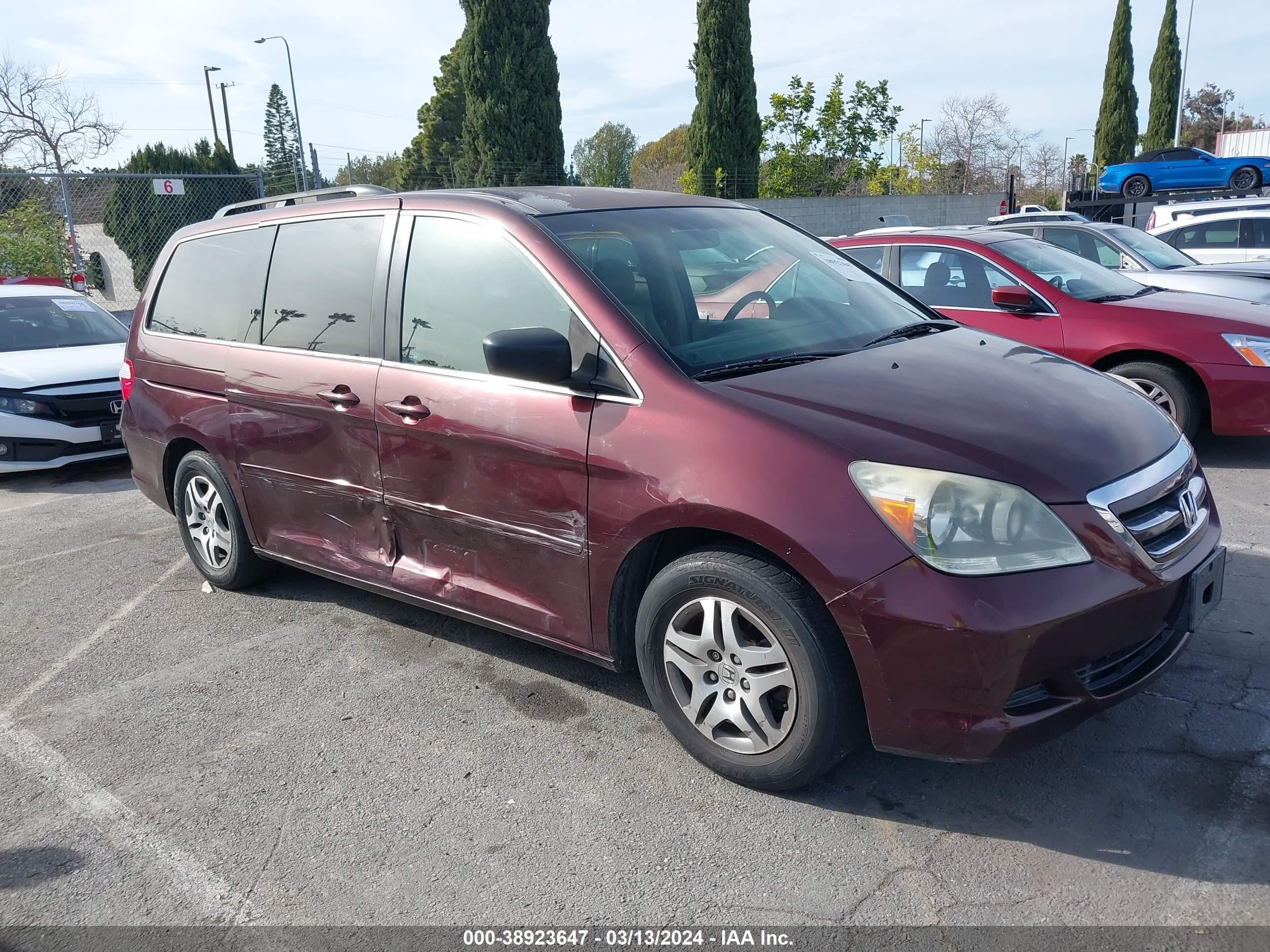 HONDA ODYSSEY 2007 5fnrl38467b410661