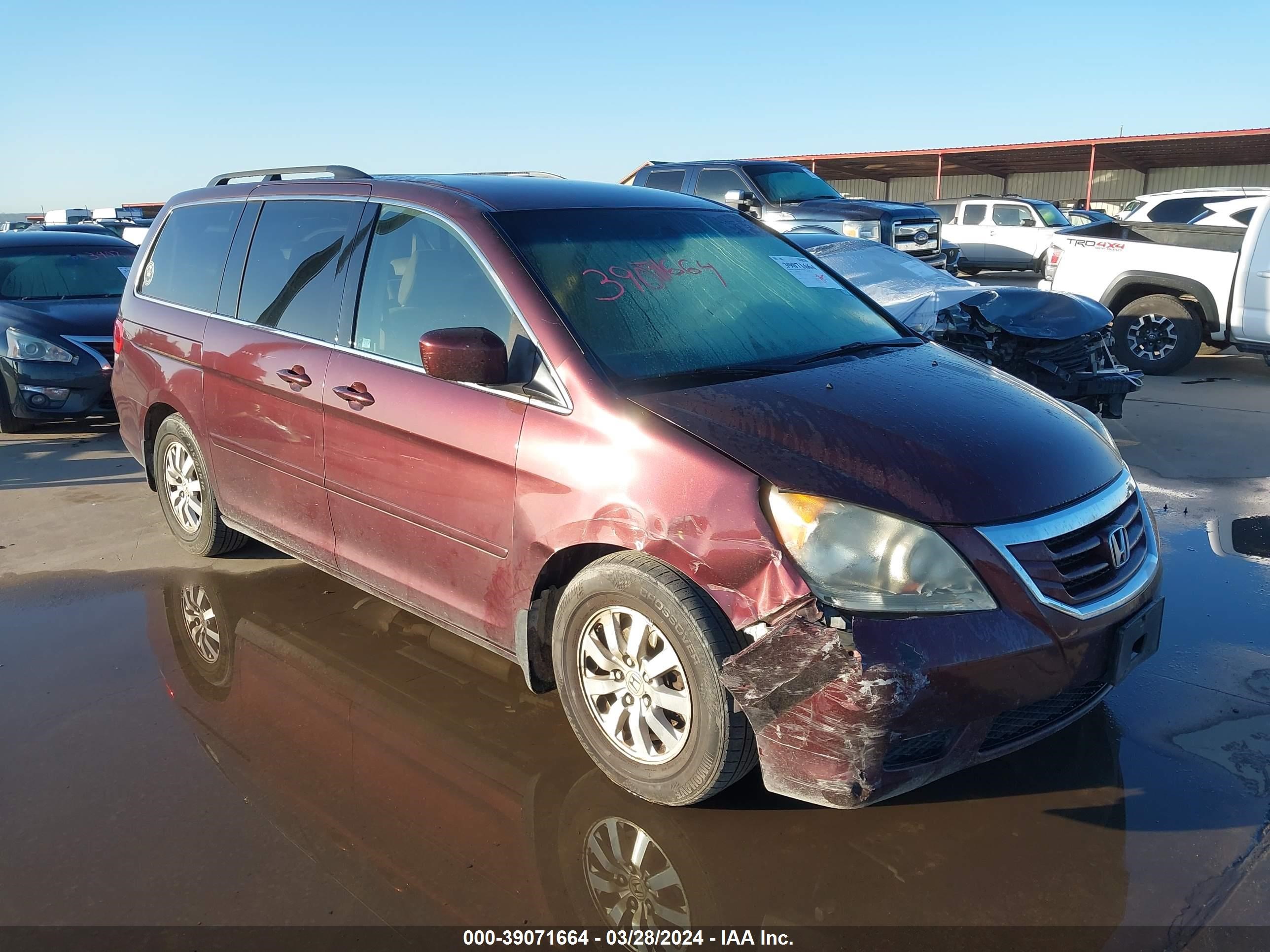 HONDA ODYSSEY 2008 5fnrl38468b044542