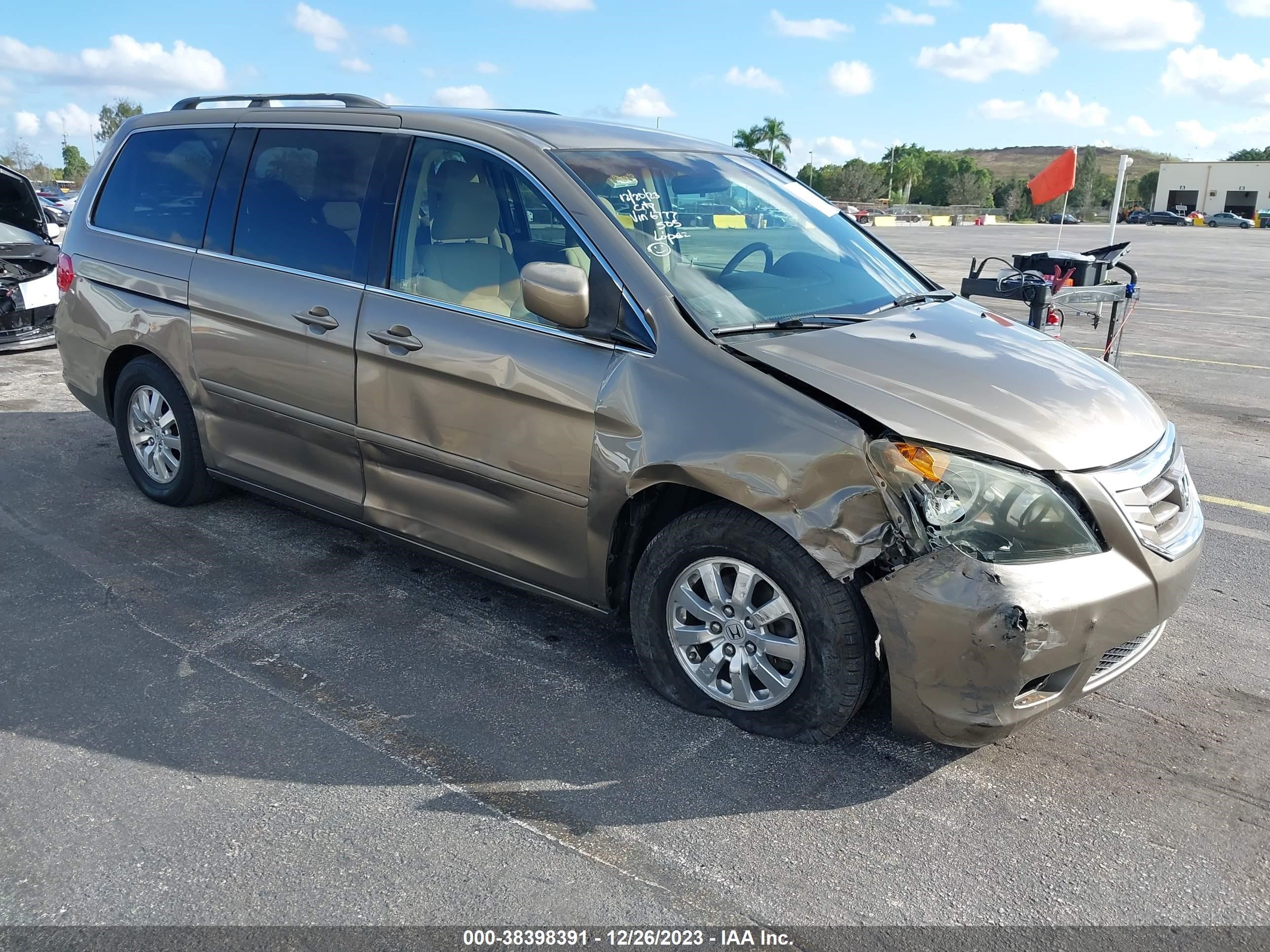 HONDA ODYSSEY 2008 5fnrl38468b076777