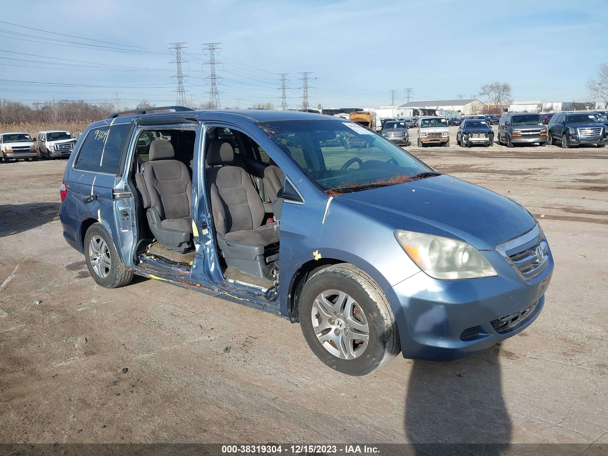 HONDA ODYSSEY 2005 5fnrl38475b084320