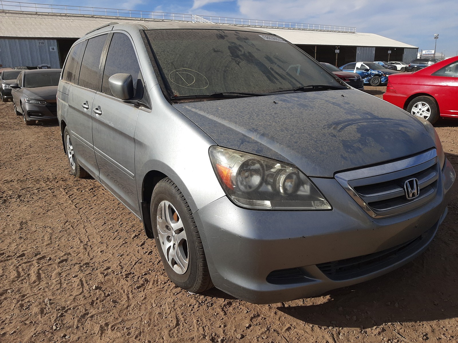 HONDA ODYSSEY EX 2007 5fnrl38477b004243