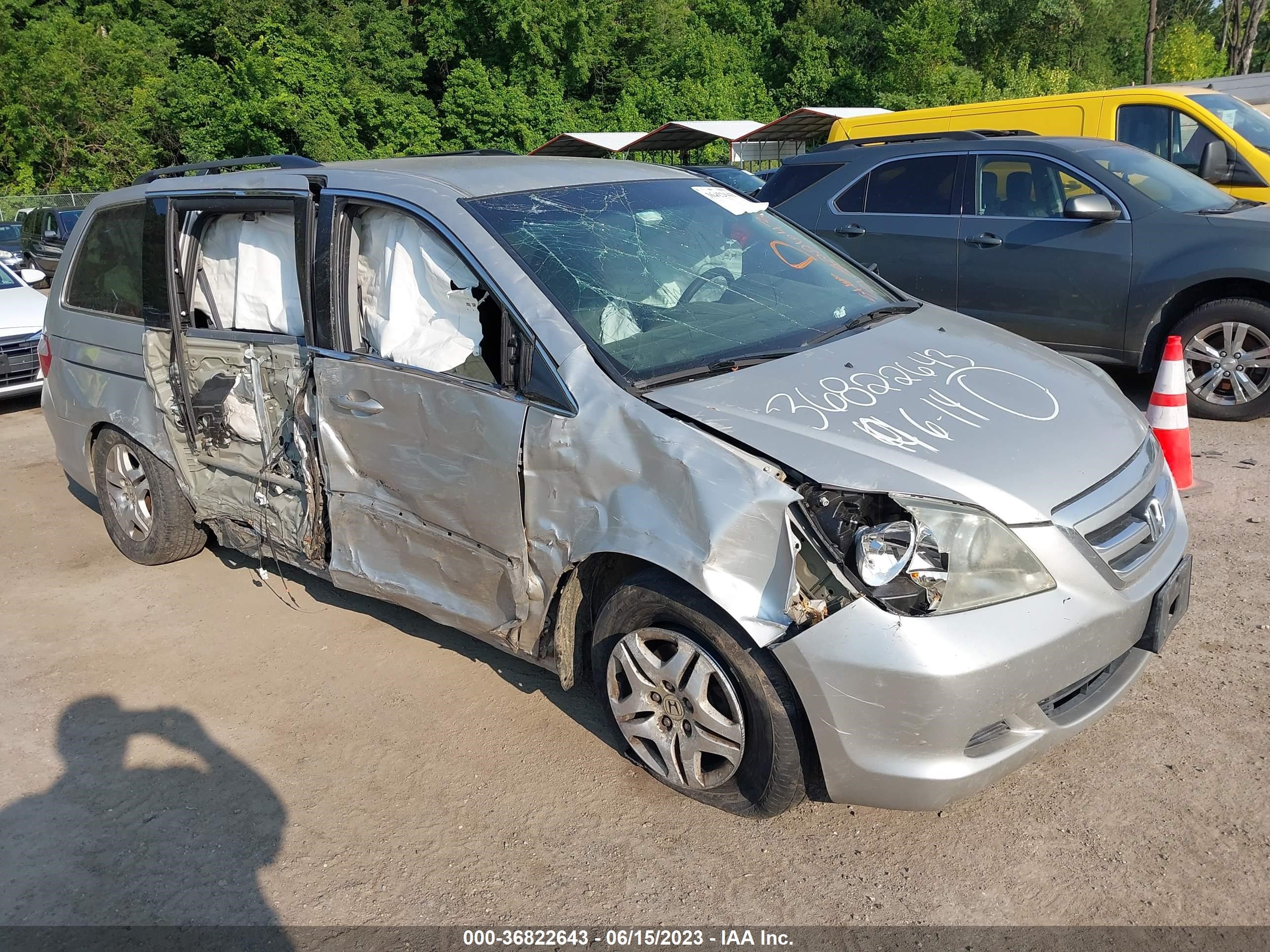 HONDA ODYSSEY 2007 5fnrl38477b070730