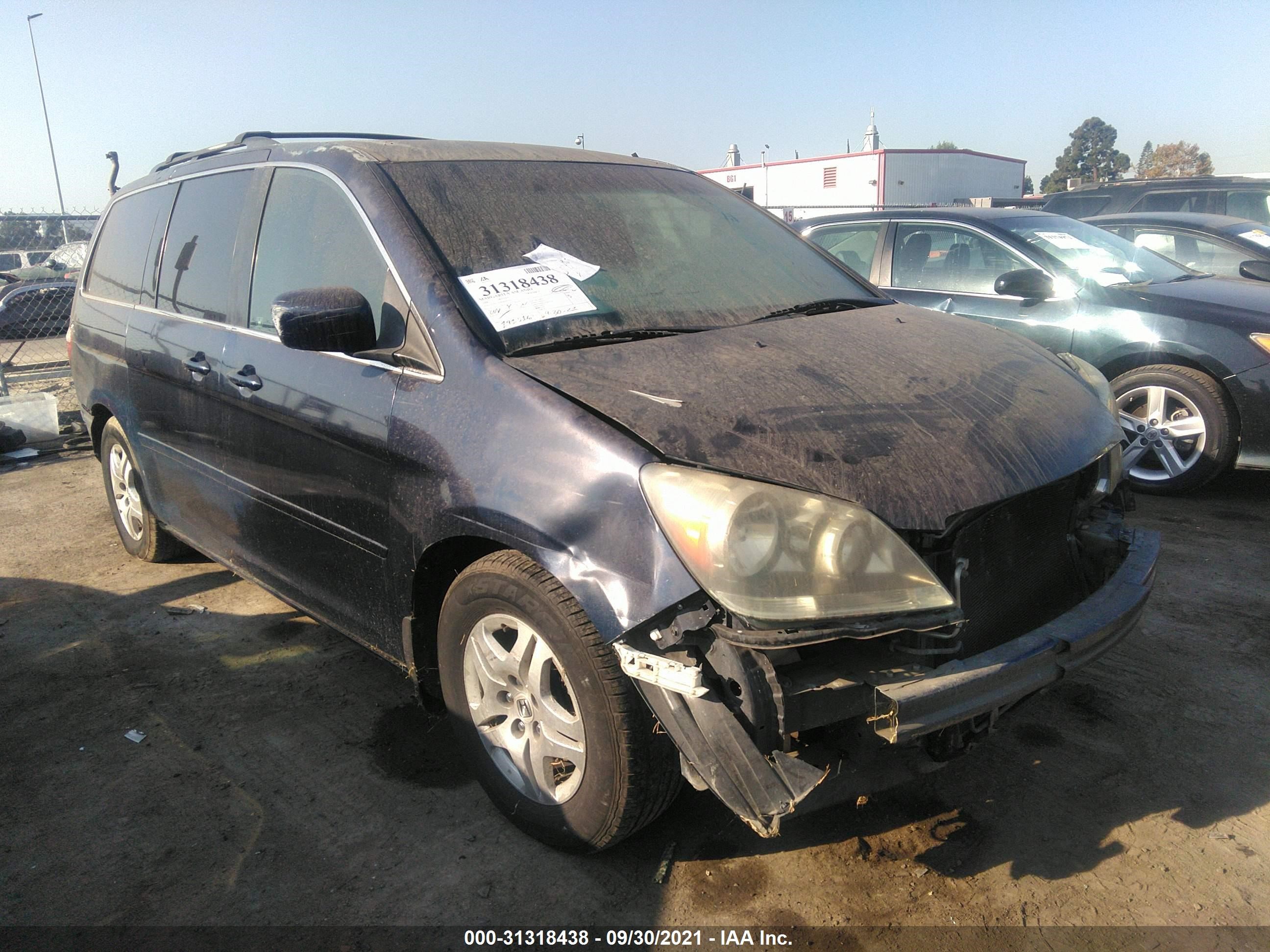 HONDA ODYSSEY 2006 5fnrl38486b089236