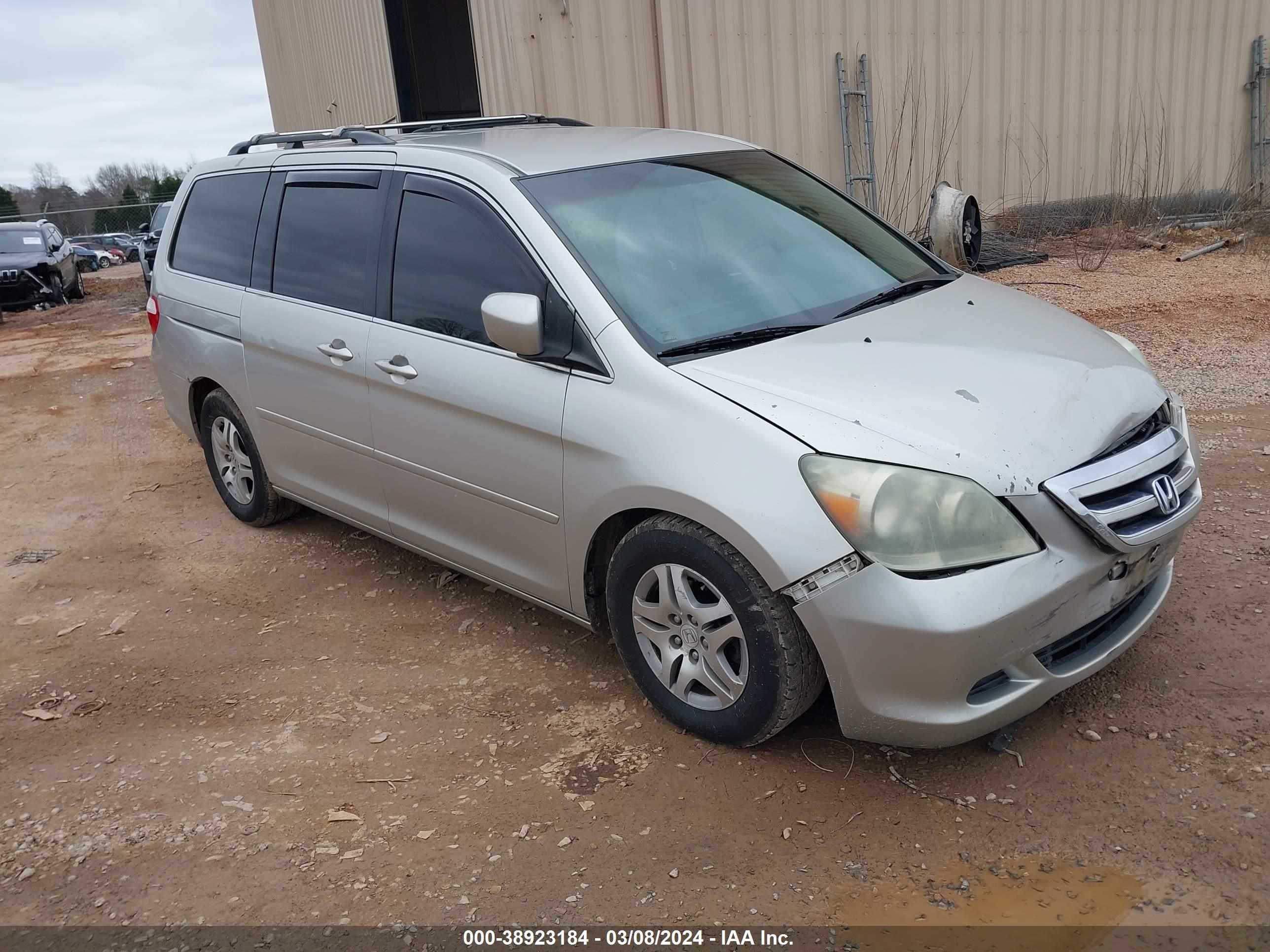 HONDA ODYSSEY 2007 5fnrl38487b045156