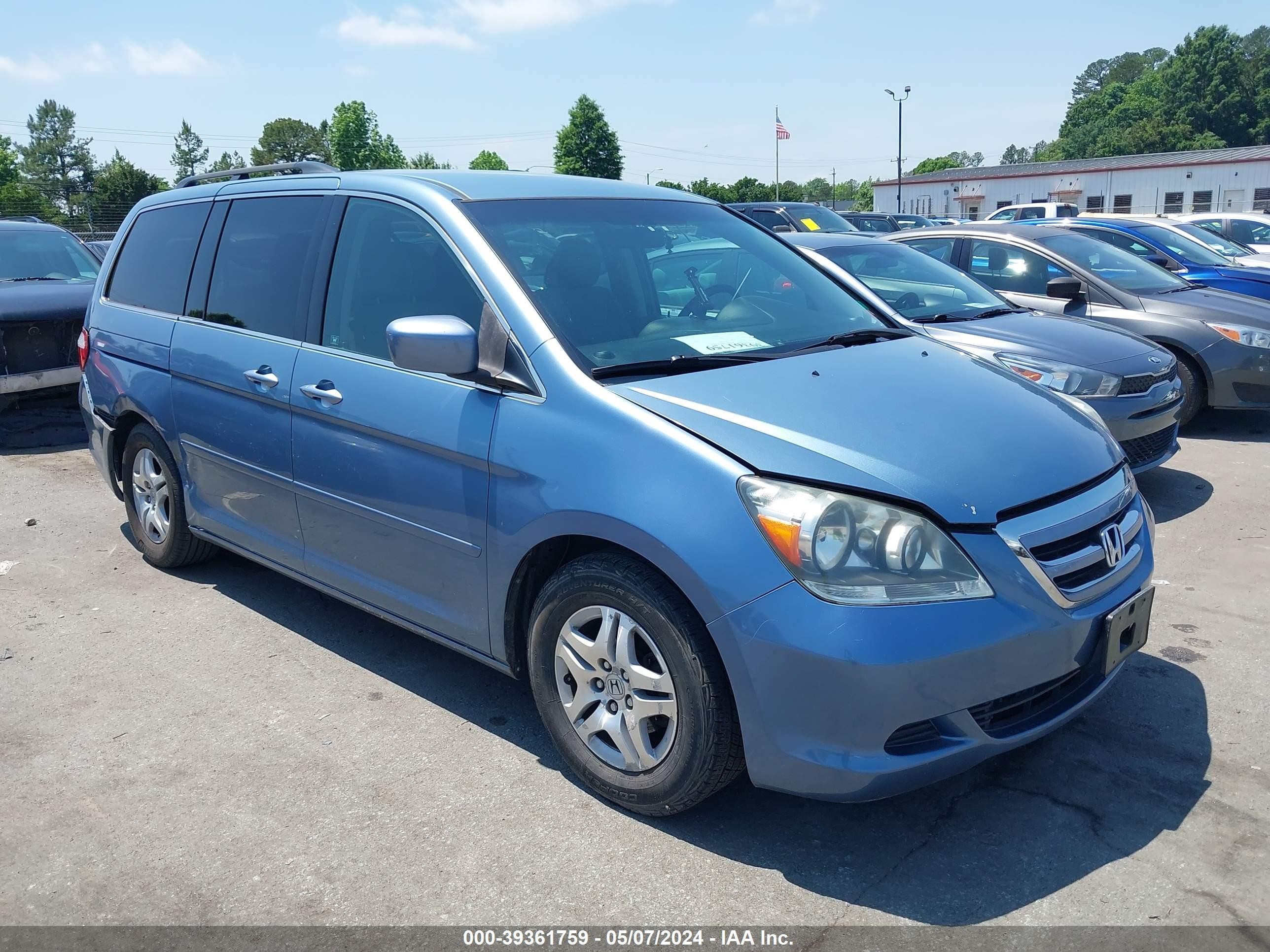 HONDA ODYSSEY 2007 5fnrl38487b121958