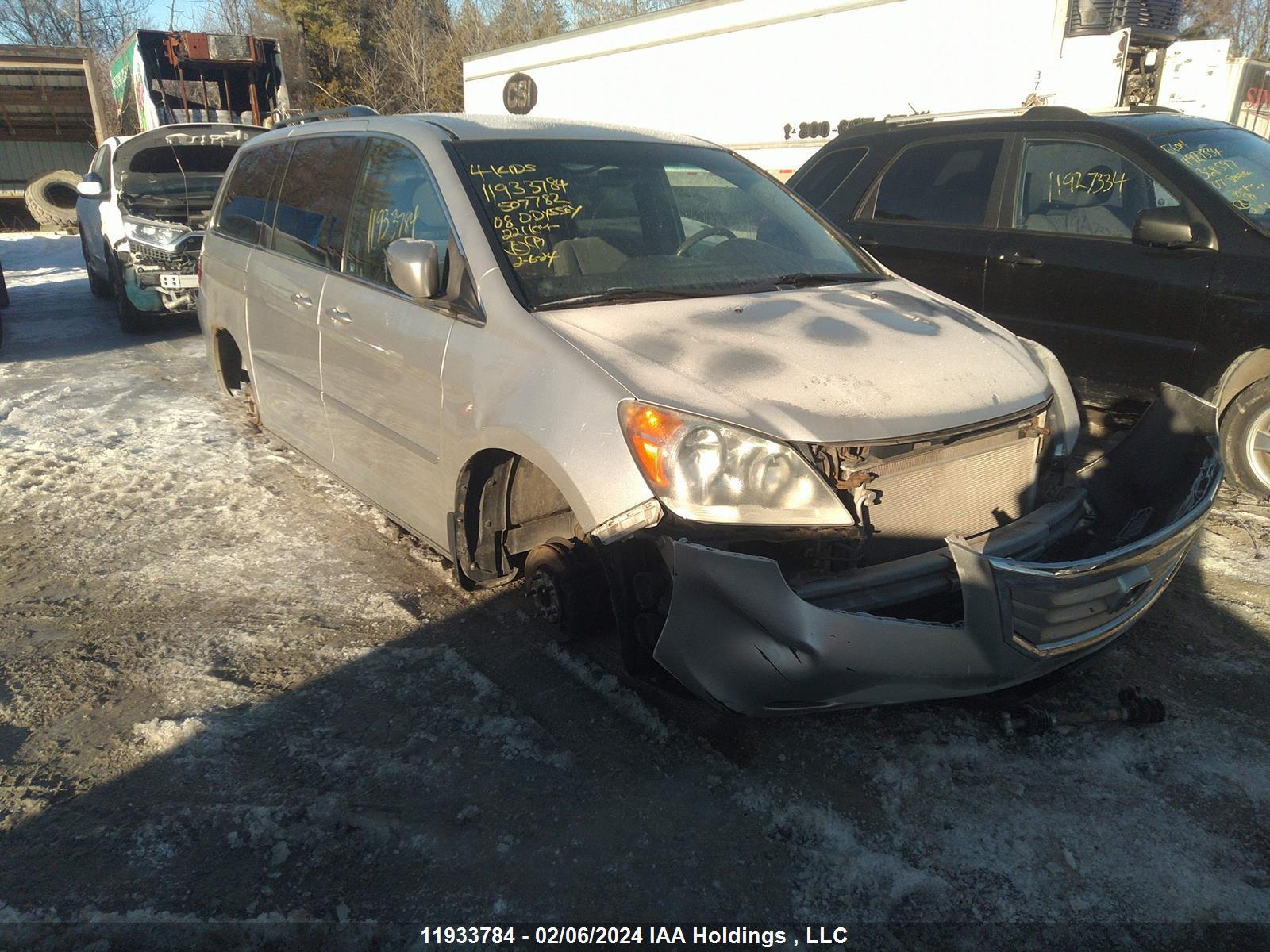 HONDA ODYSSEY 2008 5fnrl38488b507782