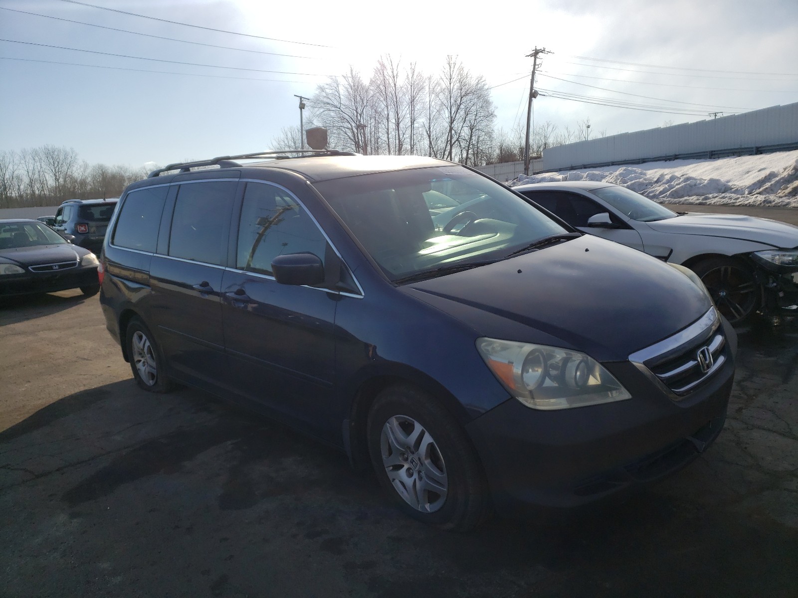 HONDA ODYSSEY EX 2005 5fnrl38495b077711