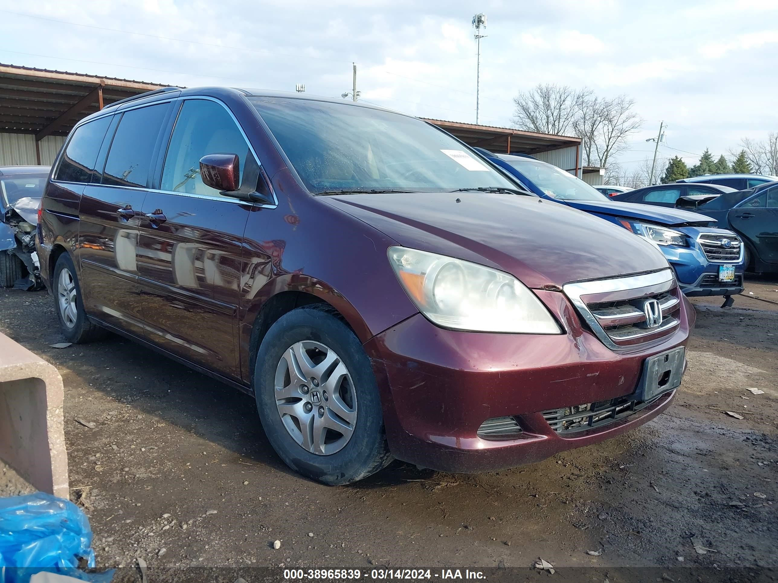 HONDA ODYSSEY 2007 5fnrl38497b041441