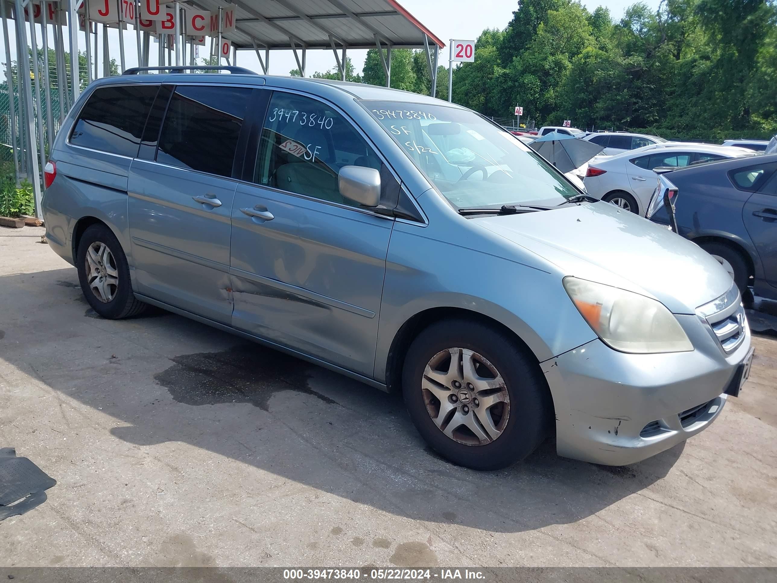 HONDA ODYSSEY 2006 5fnrl384x6b105906