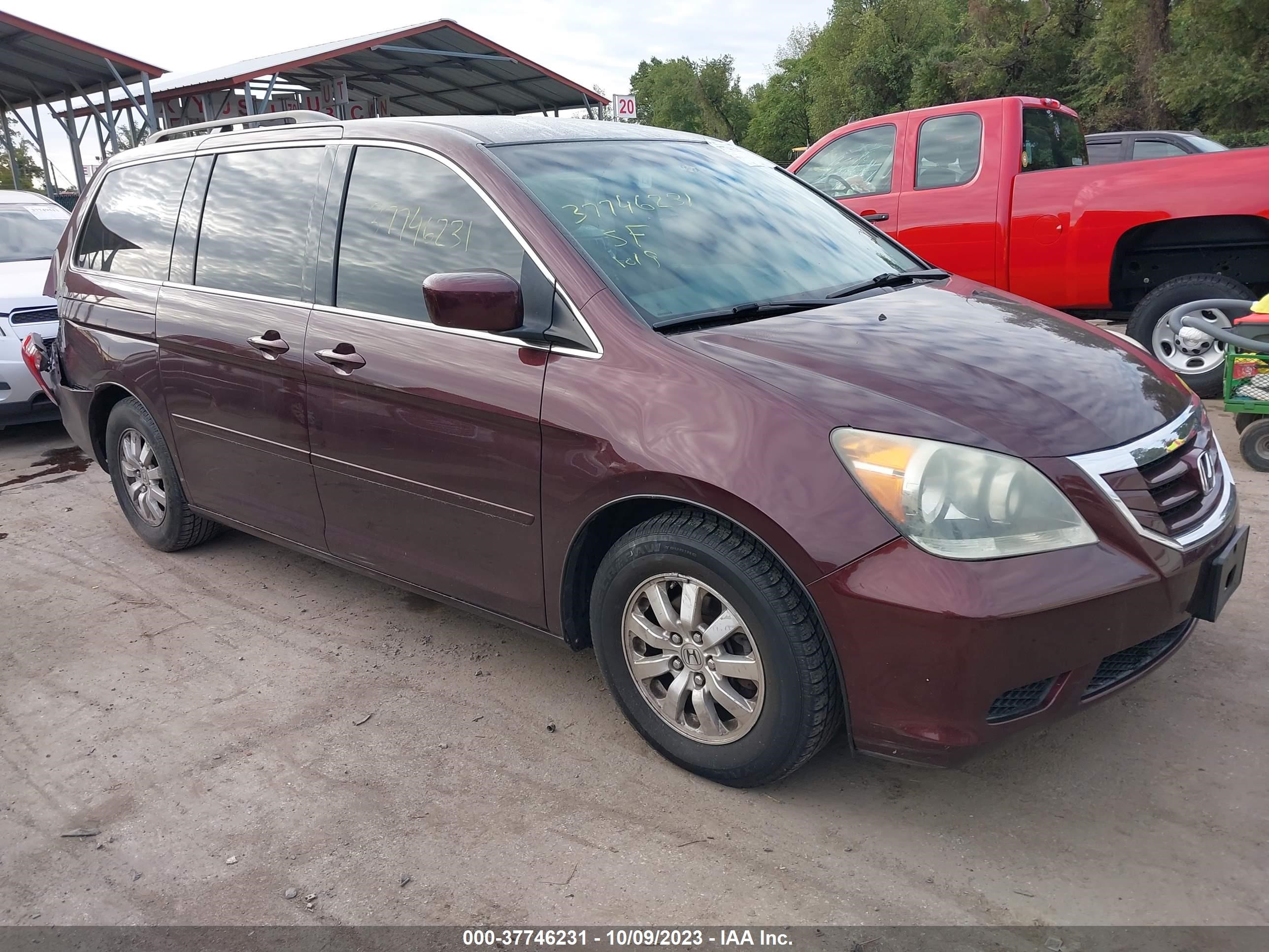 HONDA ODYSSEY 2009 5fnrl384x9b401898