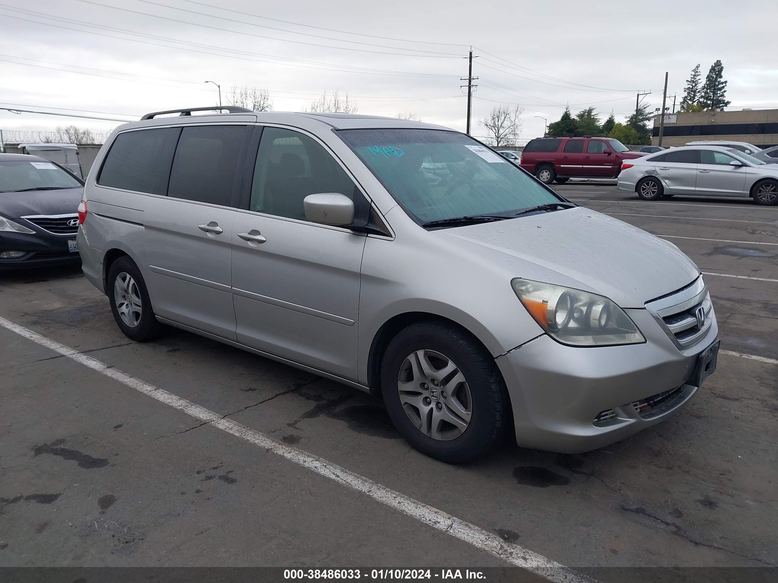 HONDA ODYSSEY 2006 5fnrl38606b427987