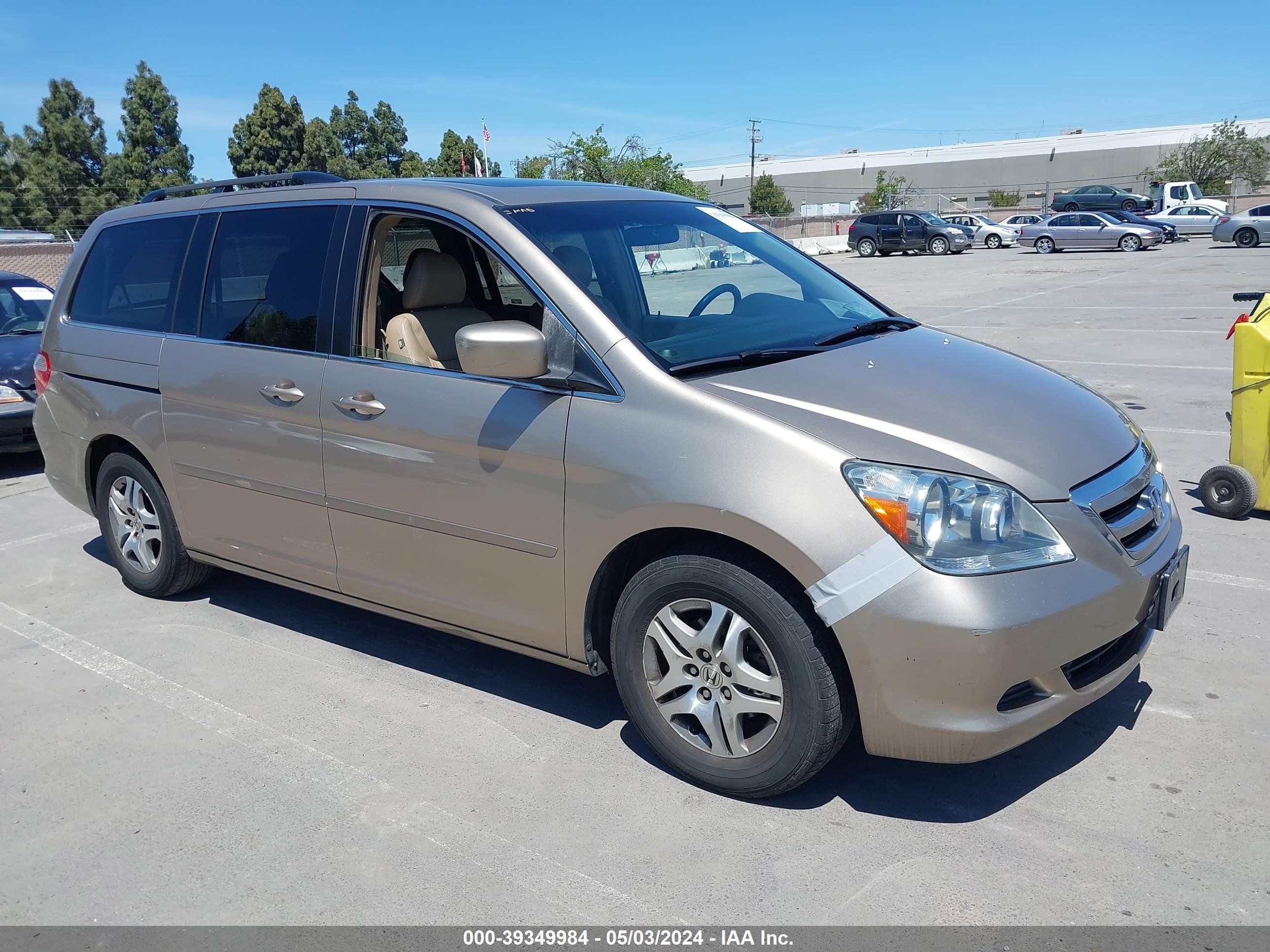 HONDA ODYSSEY 2006 5fnrl38606b442635