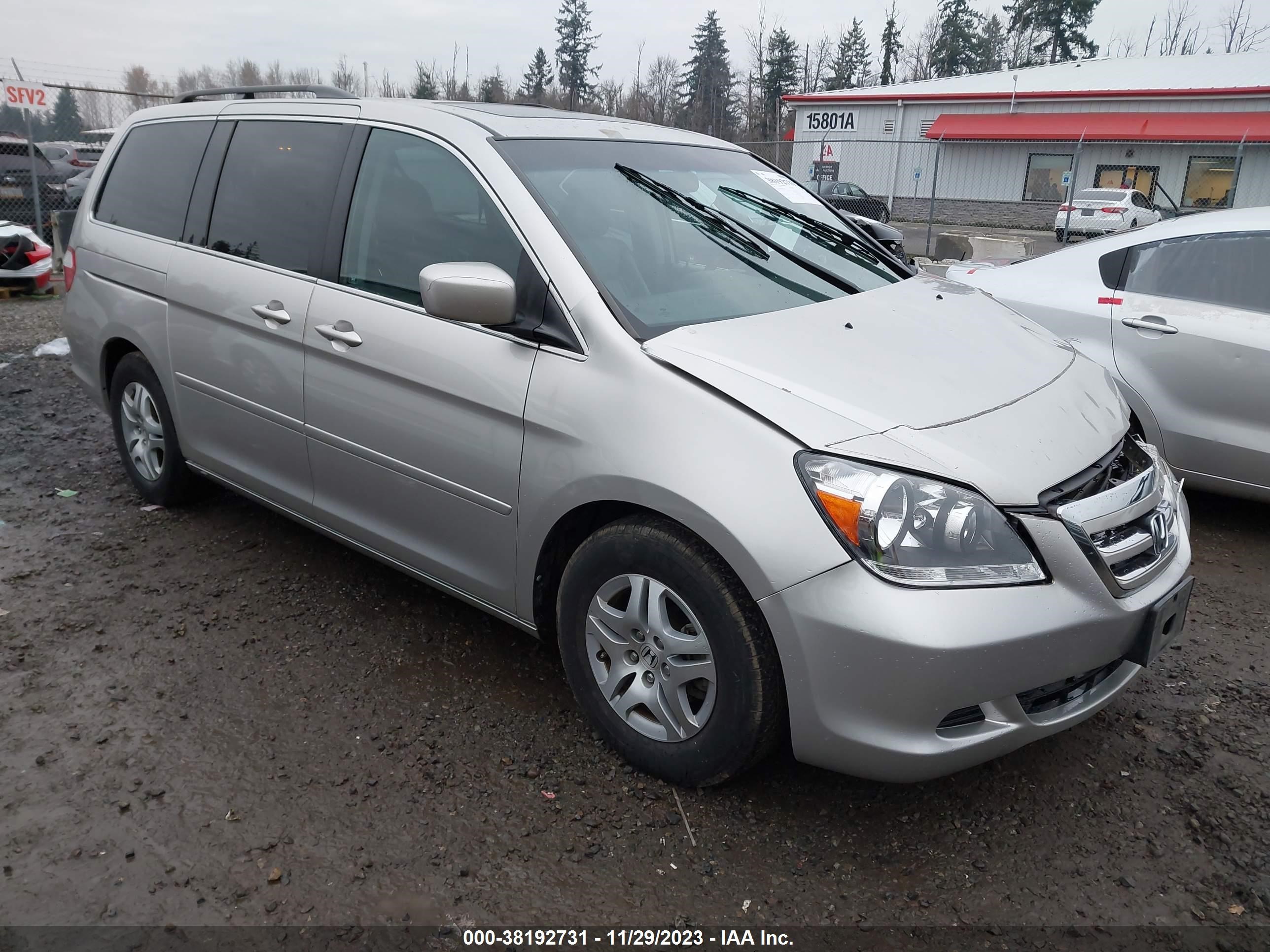 HONDA ODYSSEY 2007 5fnrl38607b141400