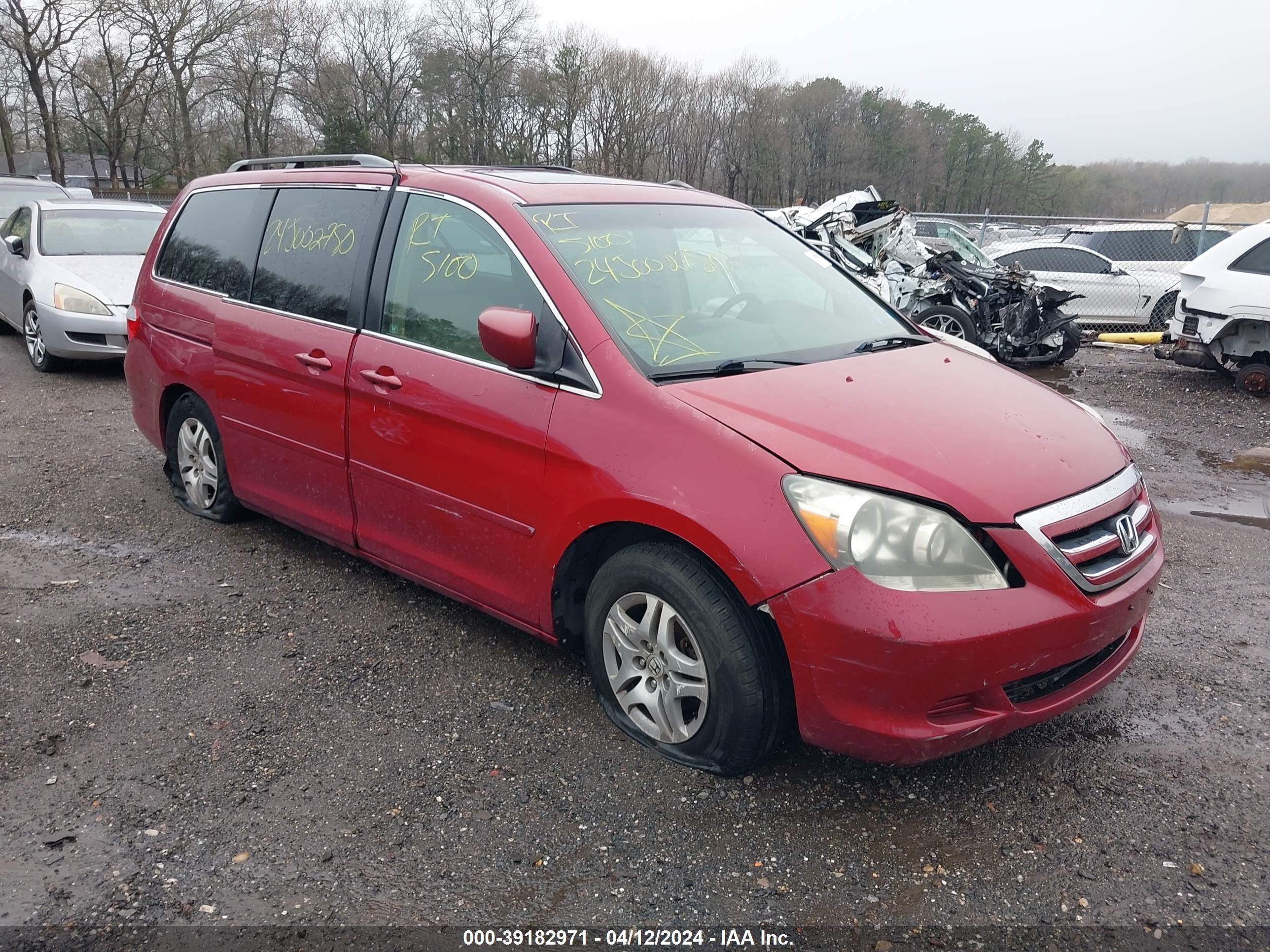 HONDA ODYSSEY 2005 5fnrl38615b406919