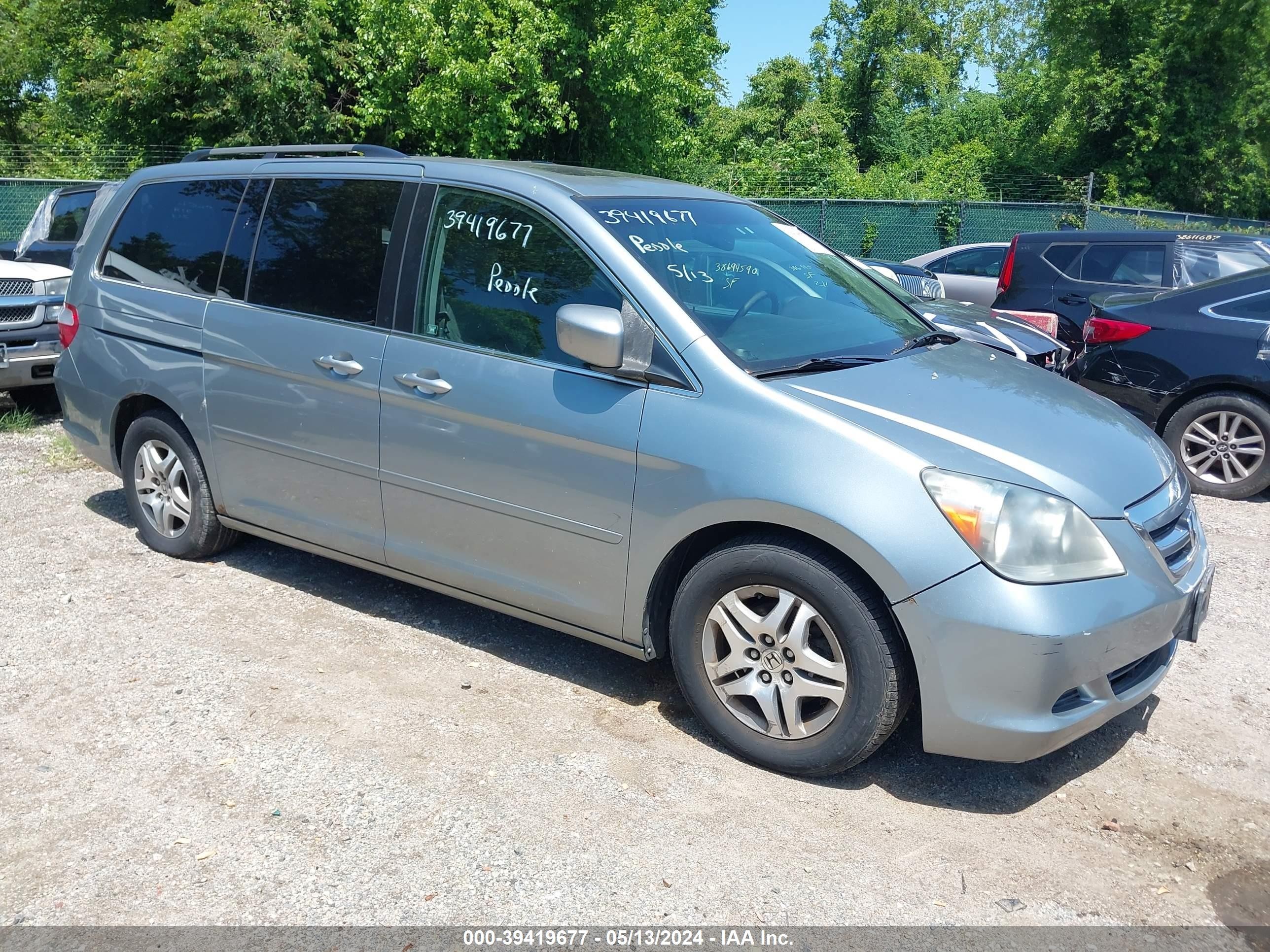 HONDA ODYSSEY 2006 5fnrl38616b125060