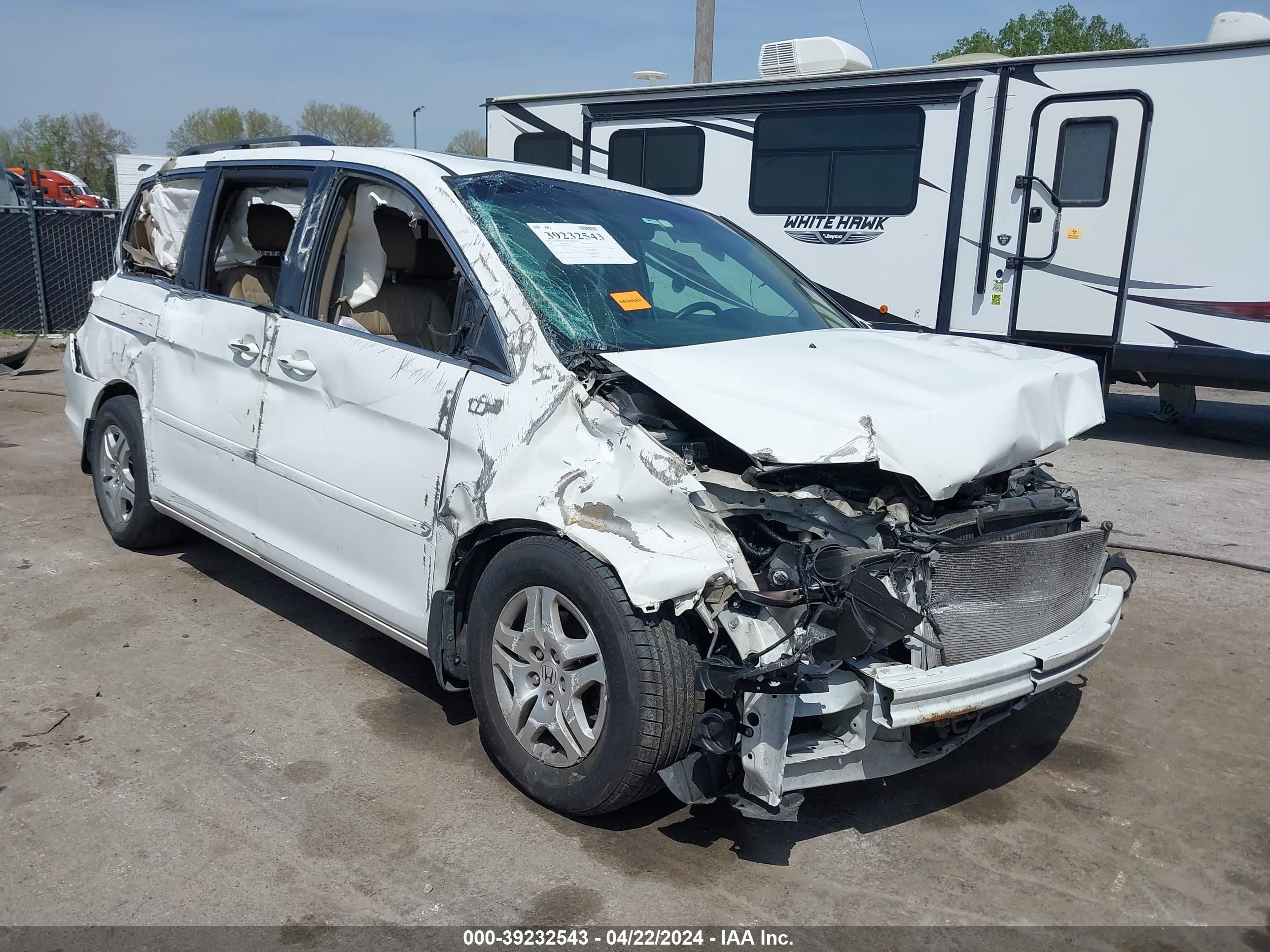 HONDA ODYSSEY 2007 5fnrl38617b141003