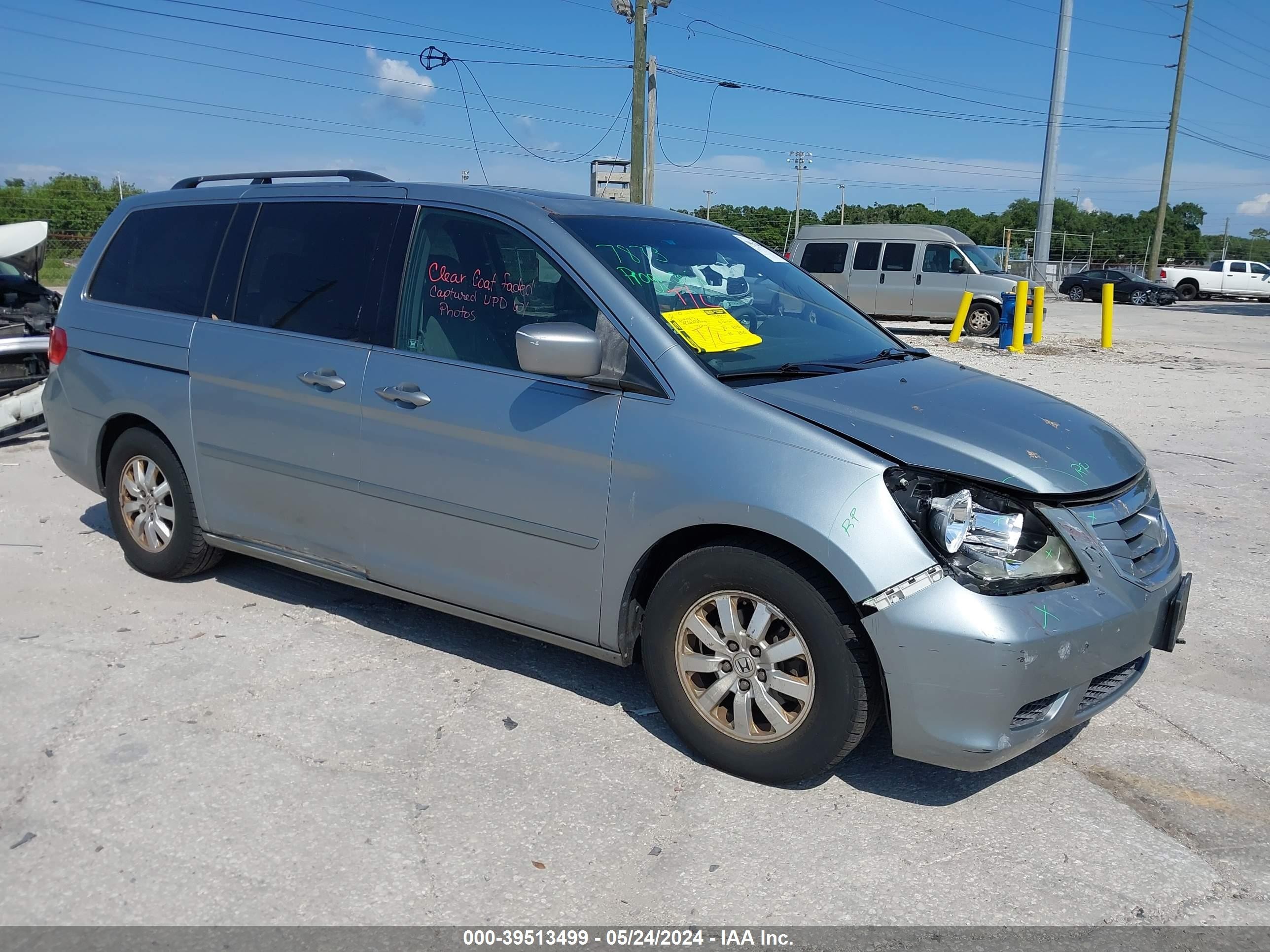 HONDA ODYSSEY 2008 5fnrl38618b092497