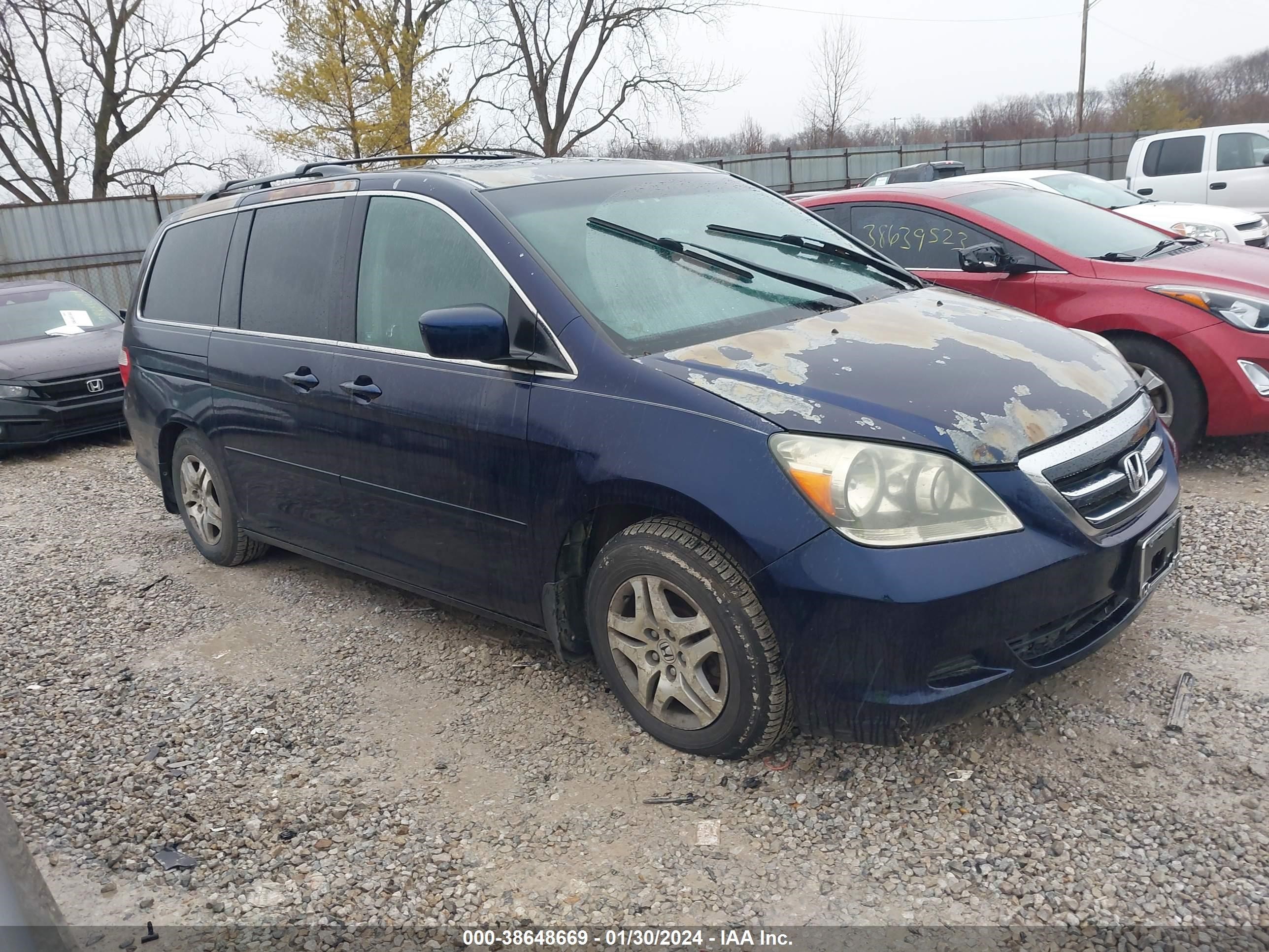 HONDA ODYSSEY 2006 5fnrl38626b023976