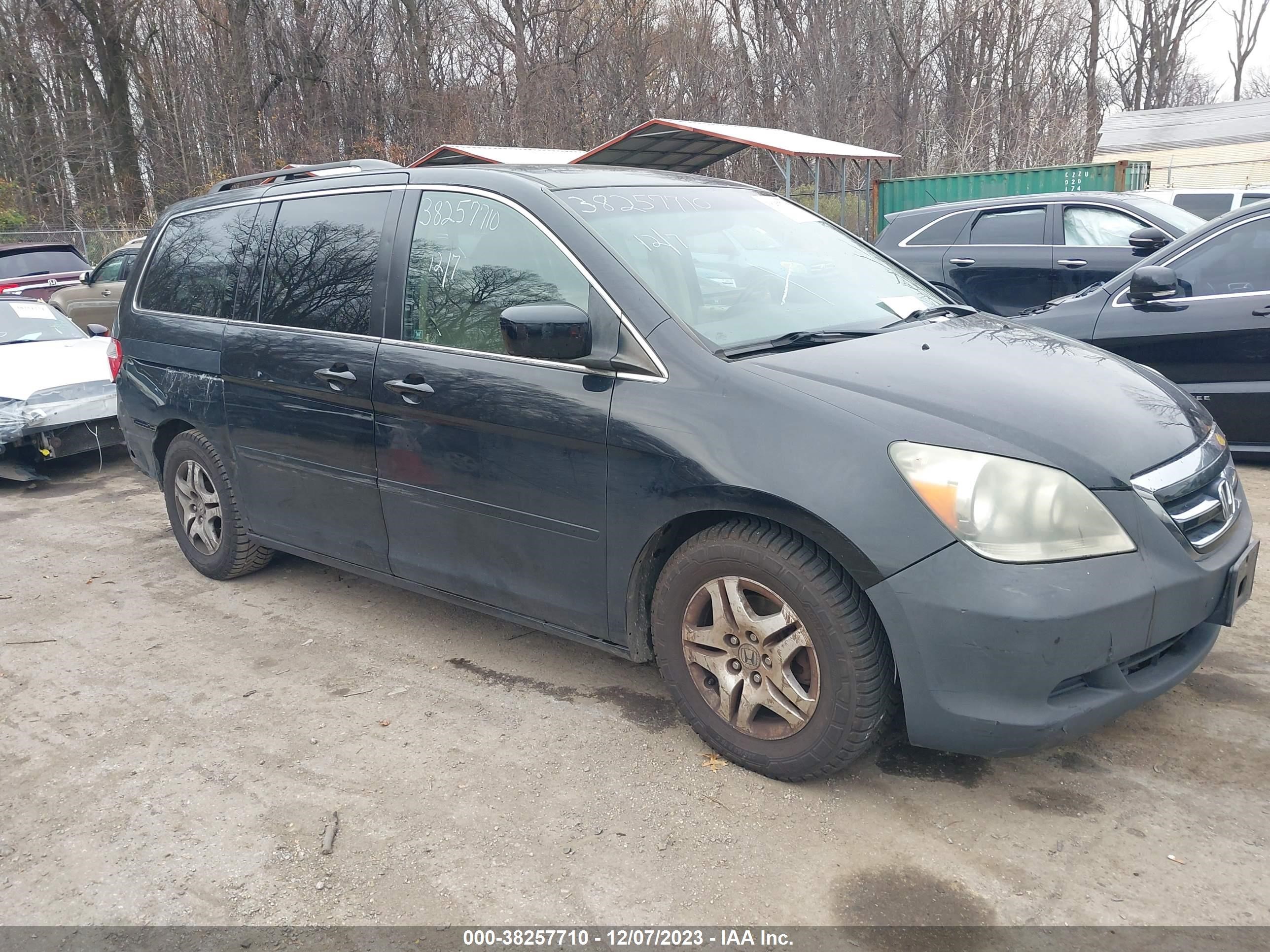 HONDA ODYSSEY 2007 5fnrl38627b032145