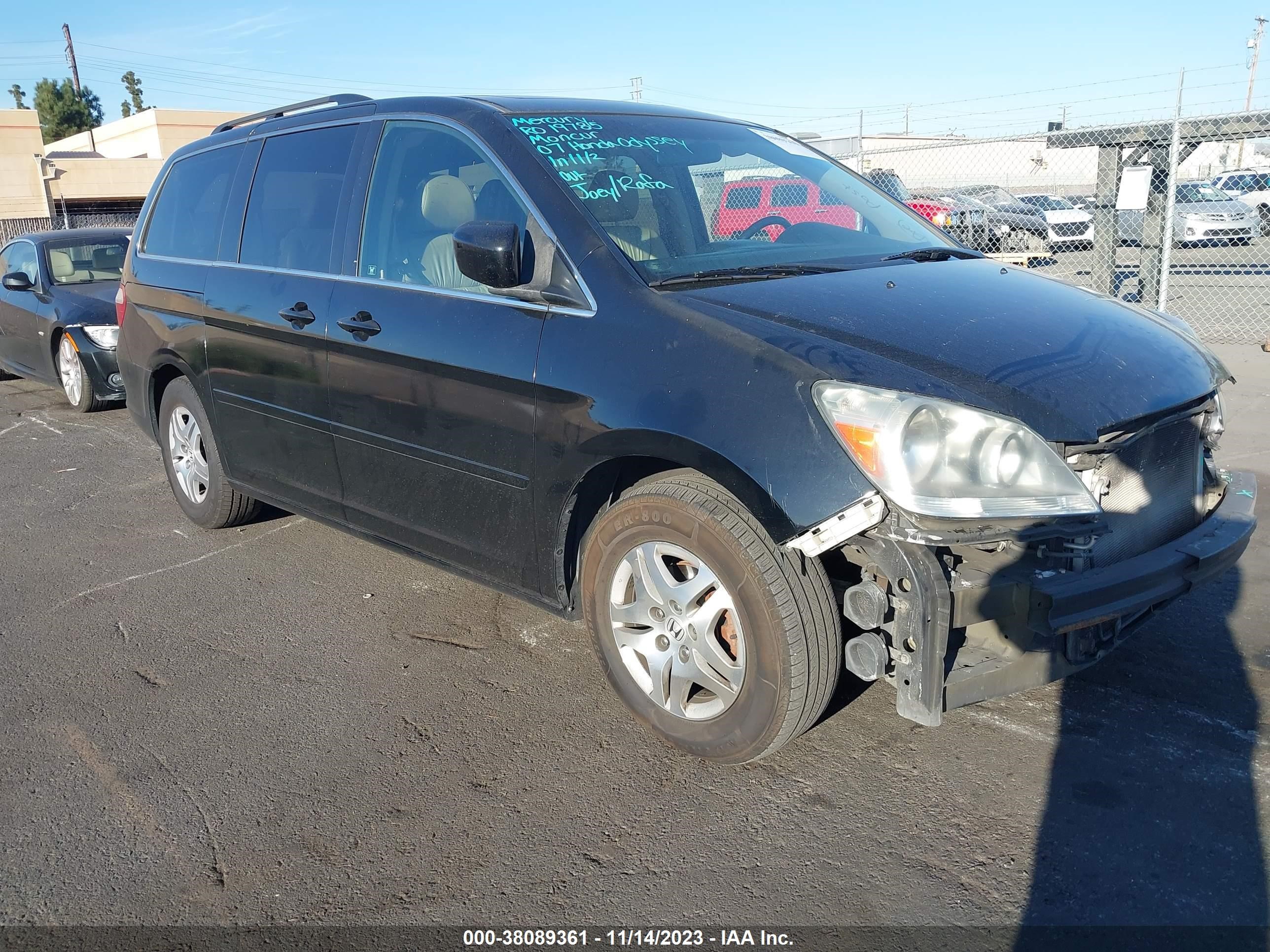 HONDA ODYSSEY 2007 5fnrl38627b141365