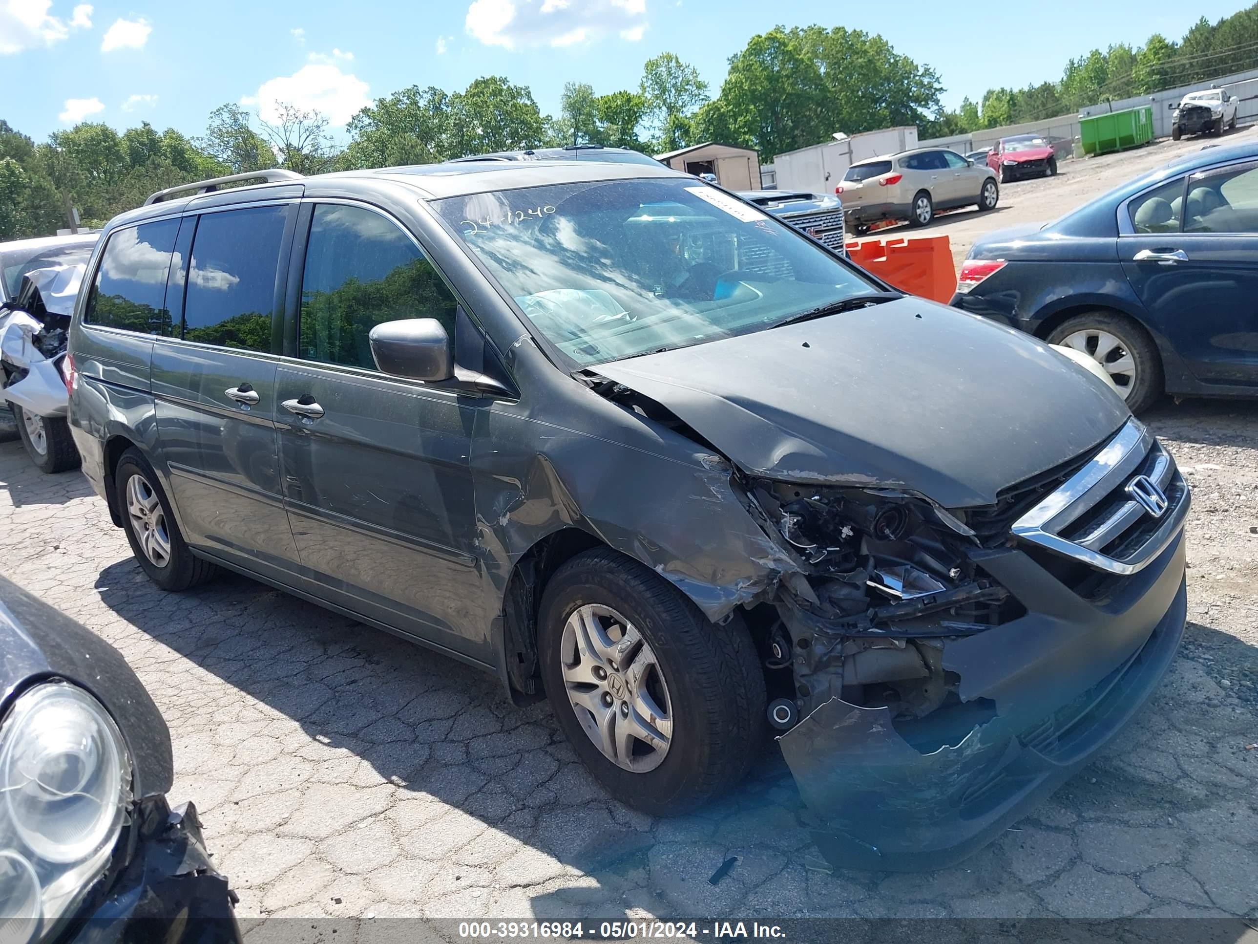 HONDA ODYSSEY 2007 5fnrl38627b445201