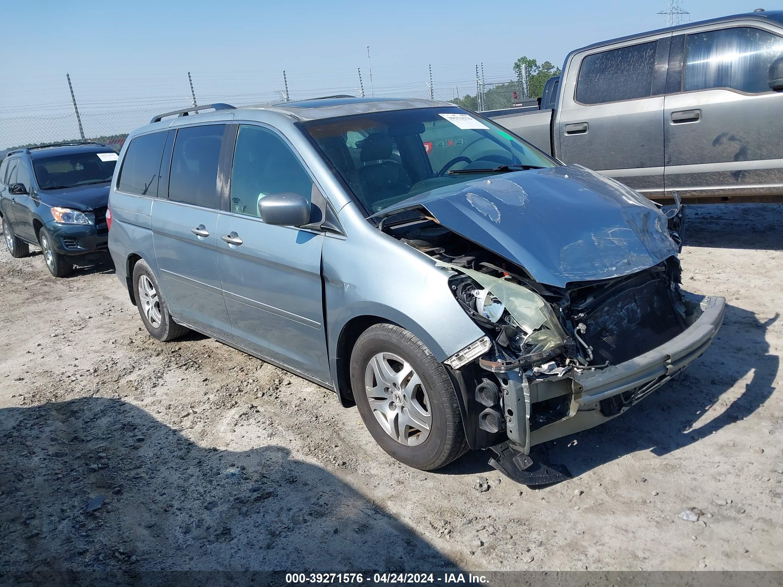 HONDA ODYSSEY 2006 5fnrl38636b007477