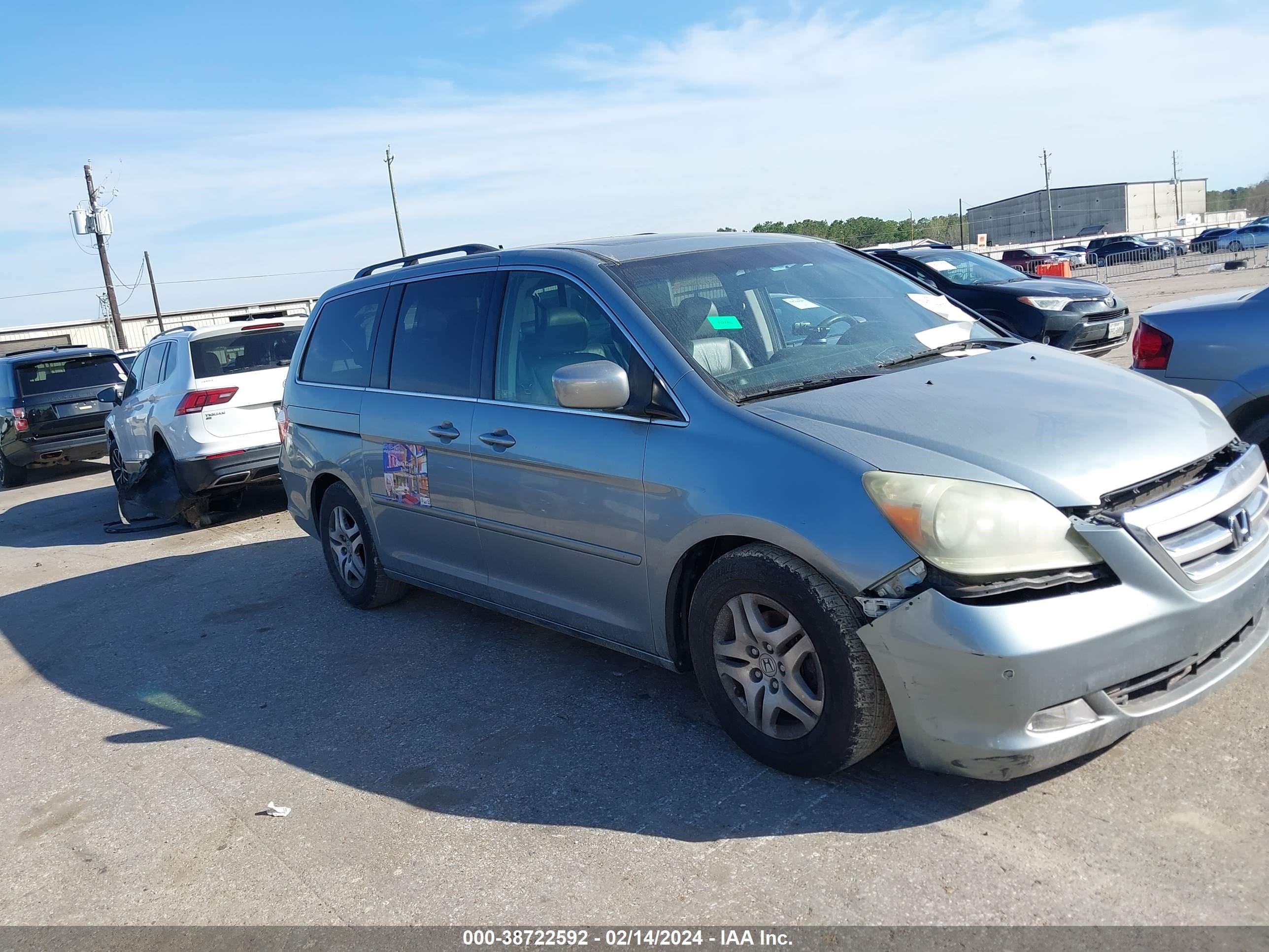 HONDA ODYSSEY 2007 5fnrl38637b030520